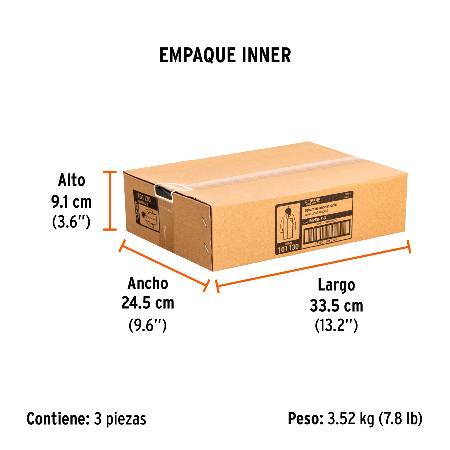 Gabardina impermeable,PVC/poliéster/PVC,0.35 mm CH,Expert