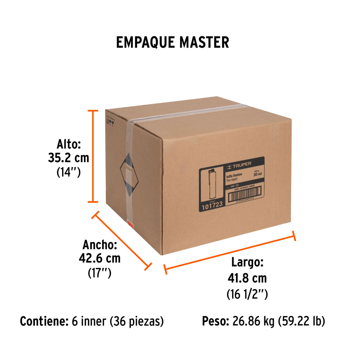 Inflallantas 600 ml