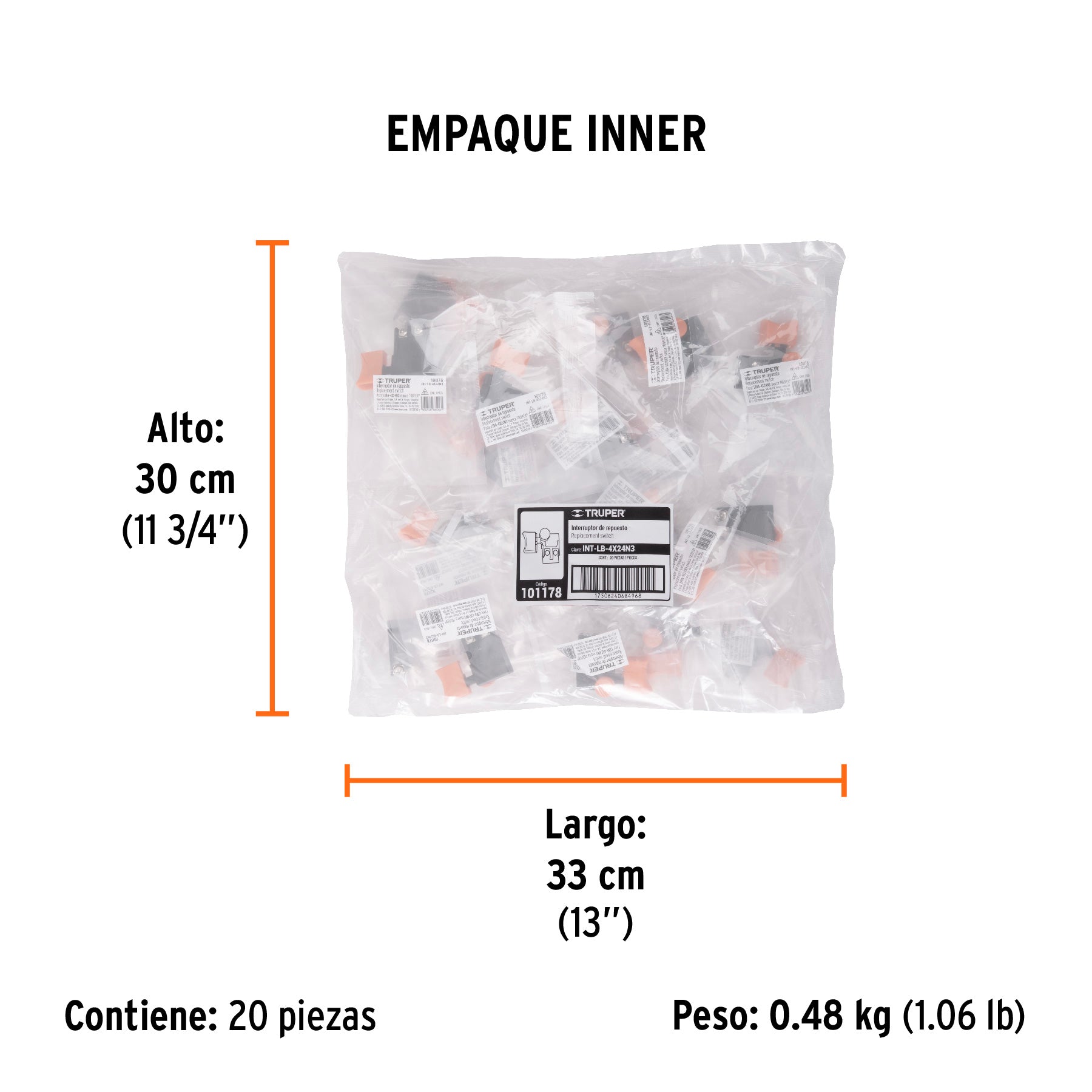 Interruptor de repuesto para LIBA-4X24N3