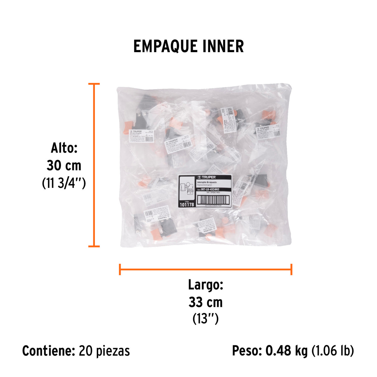 Interruptor de repuesto para LIBA-4X24N3