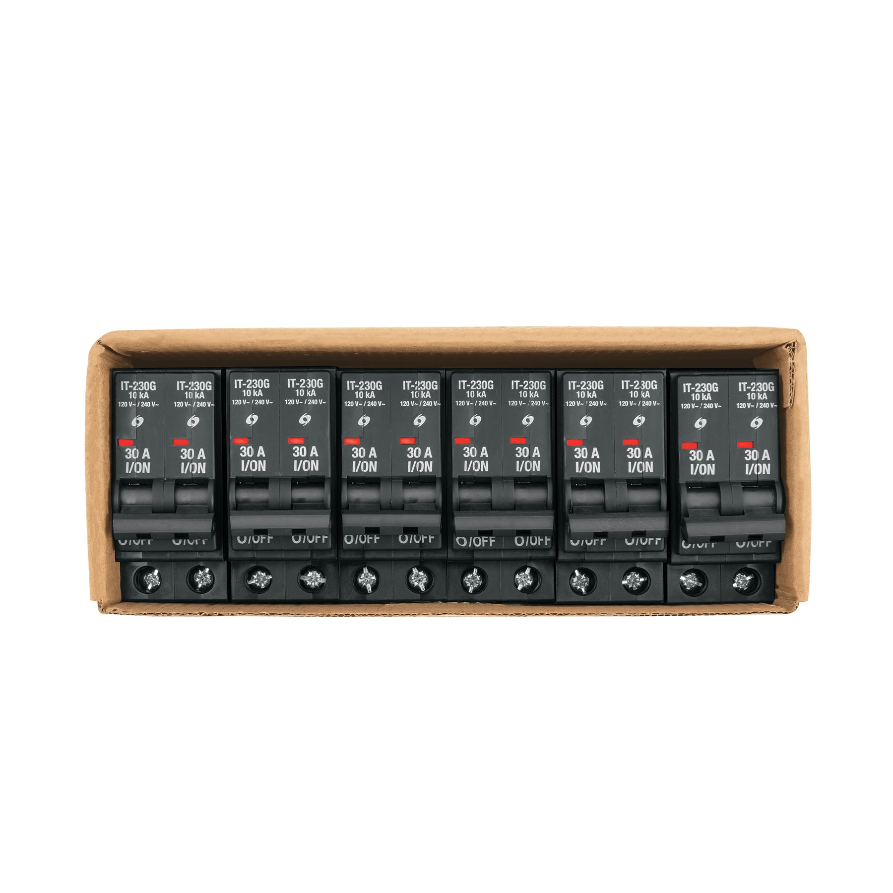 Interruptor de 2 polos 30A, enchufable, a granel, VOLTECK