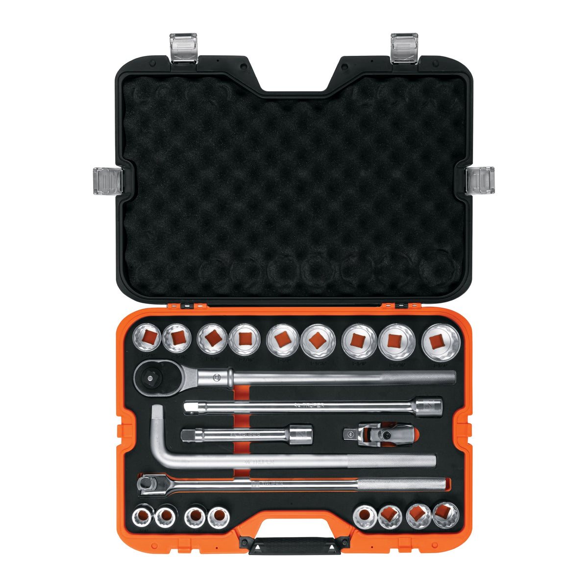 Juego de autoclé, cuadro 3/4", 23 piezas, Standard