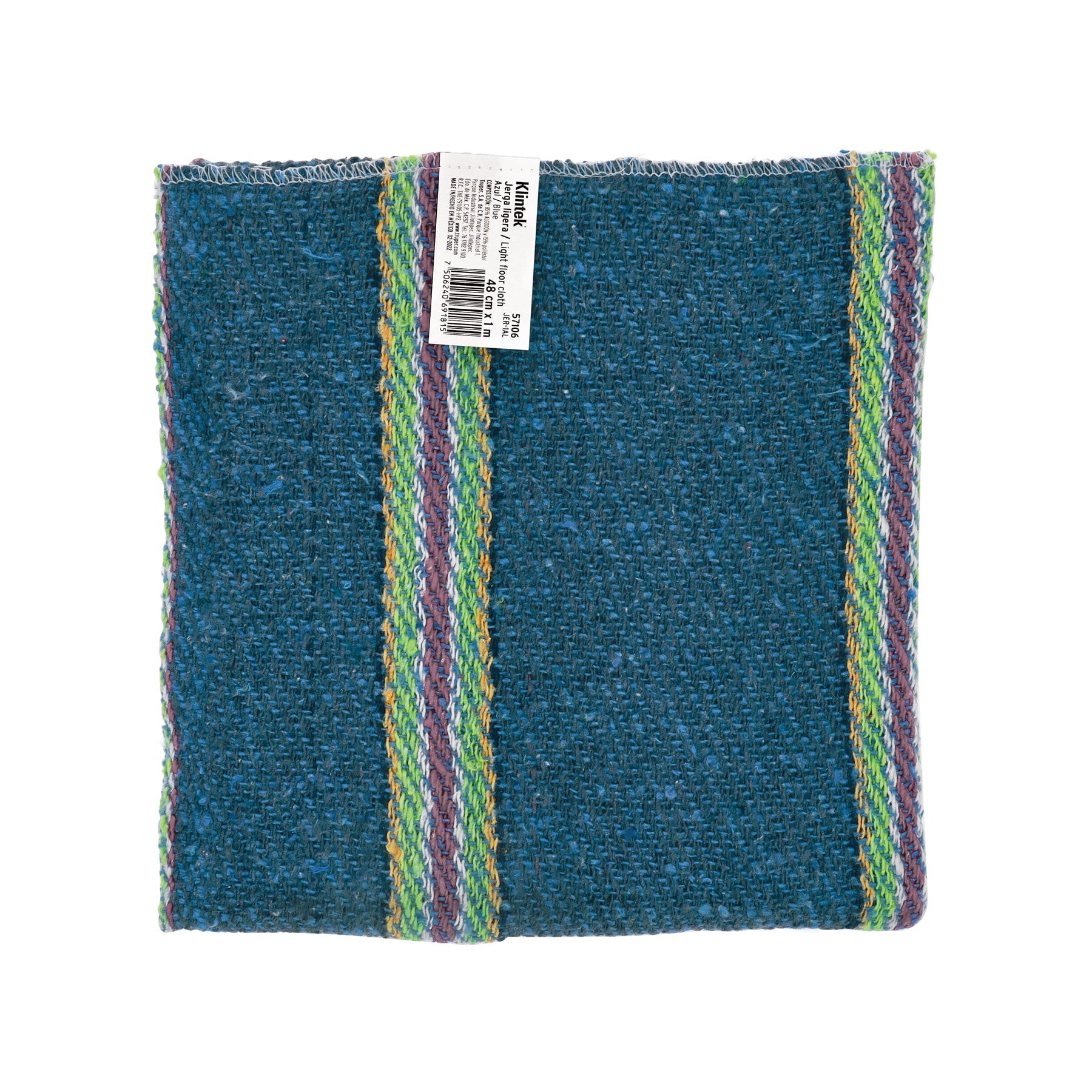Jerga sarga ligera de 1 m x 48 cm, azul