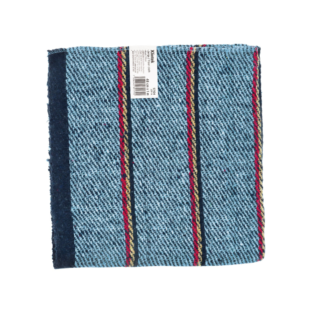 Jerga sarga gruesa de 1 m x 48 cm, azul