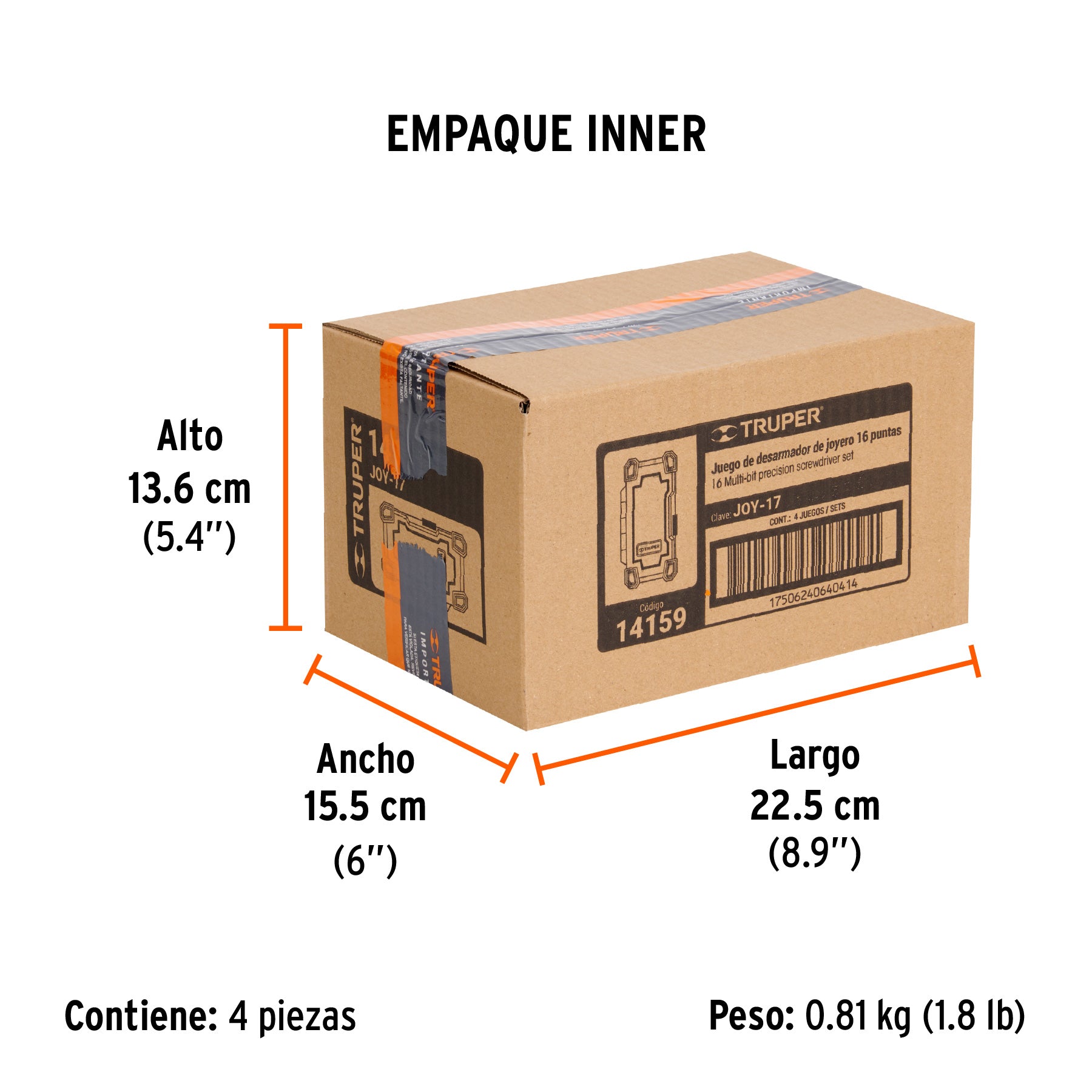 Juego desarmadores precisión, puntas intercambiables, 17pzas