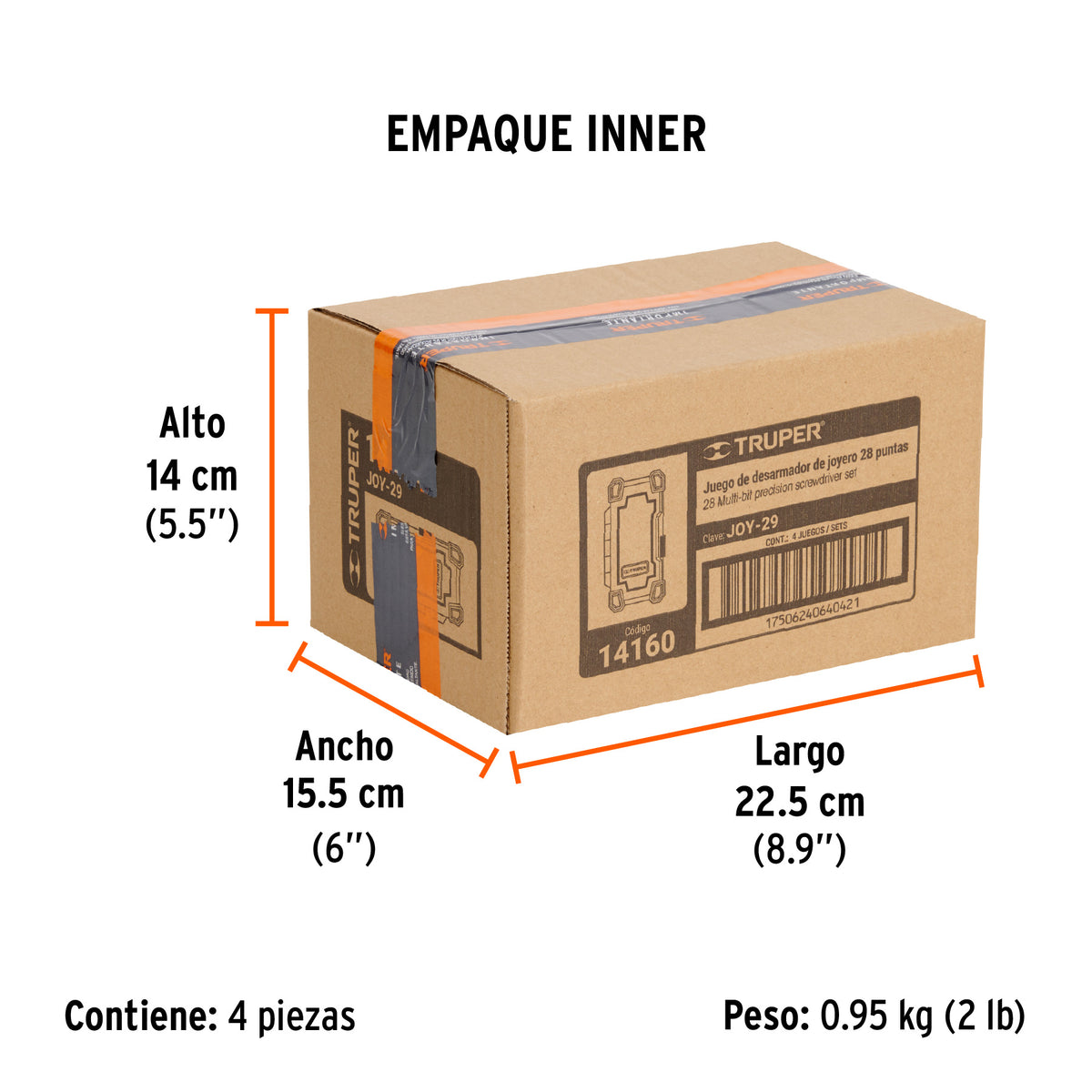 Juego desarmadores de precisión, punta intercambiable,29pzas