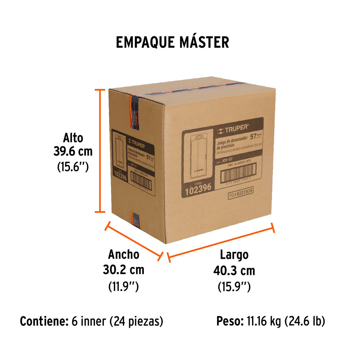 Desarmador de precisión con 57 puntas intercambiables