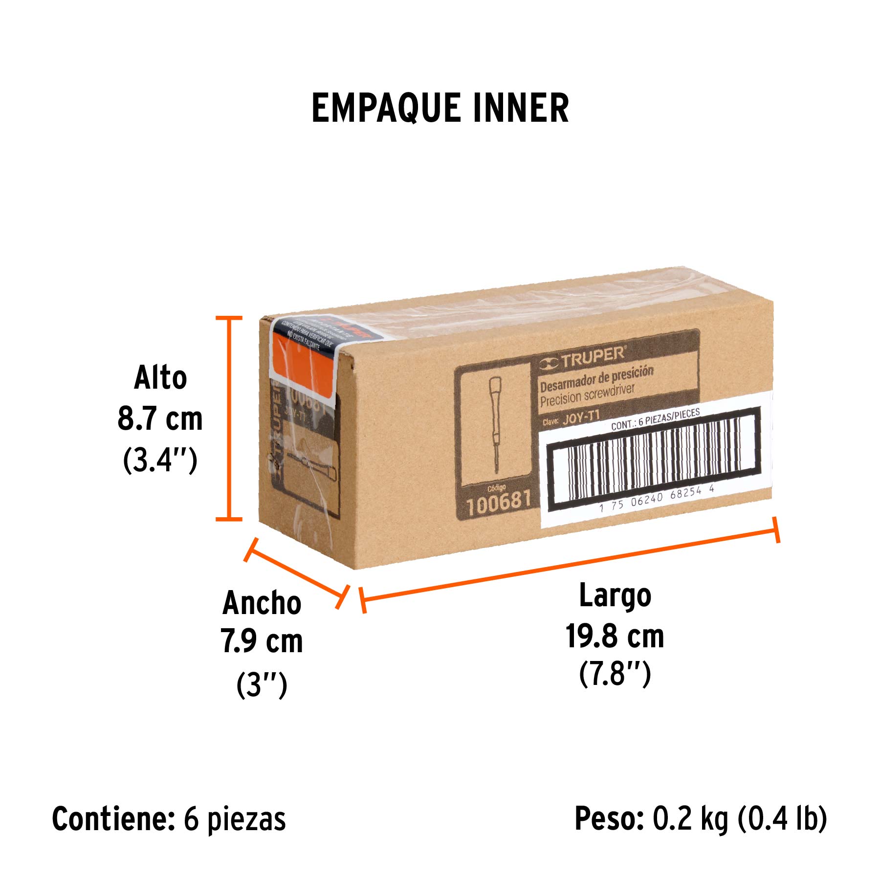 Desarmador de precisión torx T1