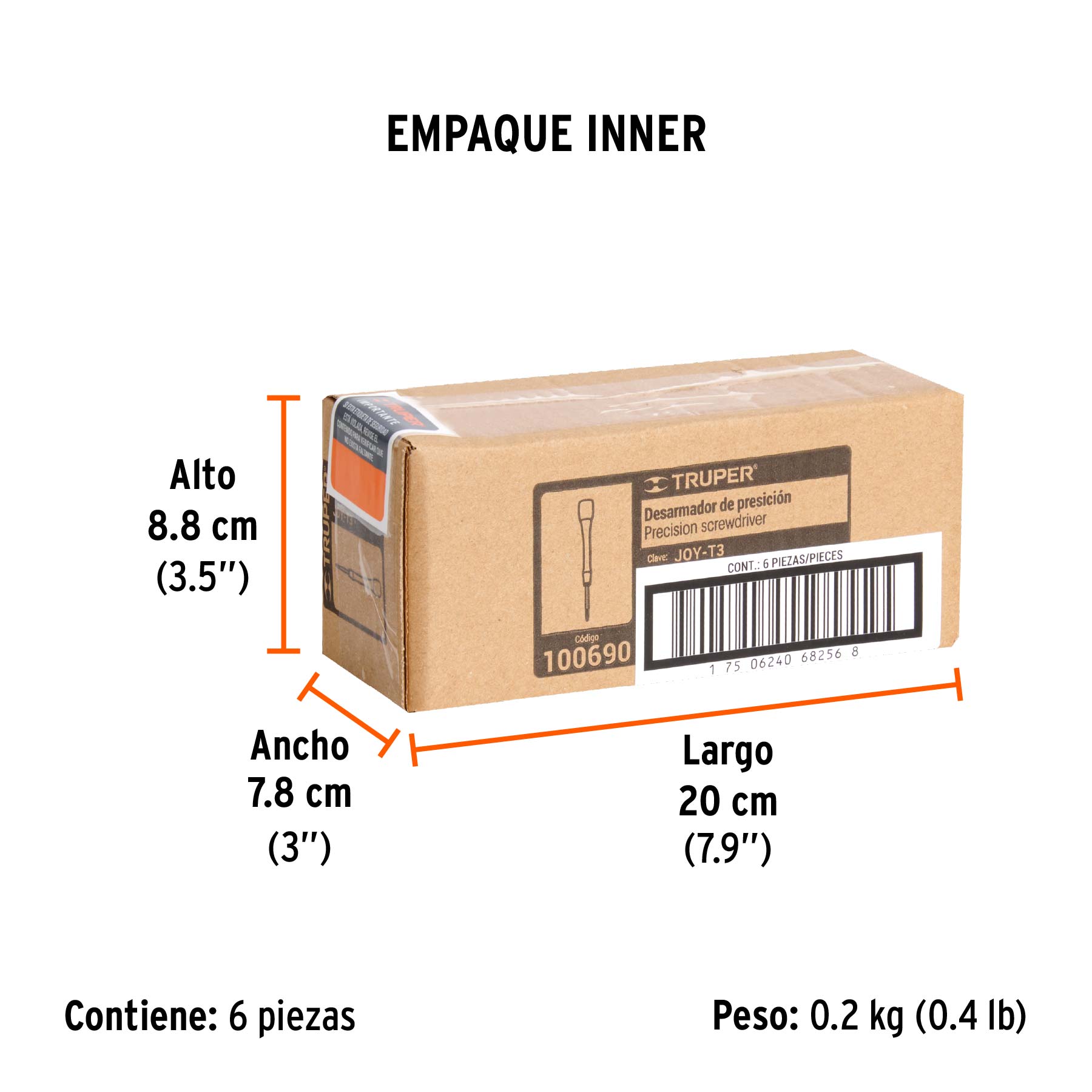 Desarmador de precisión torx T3