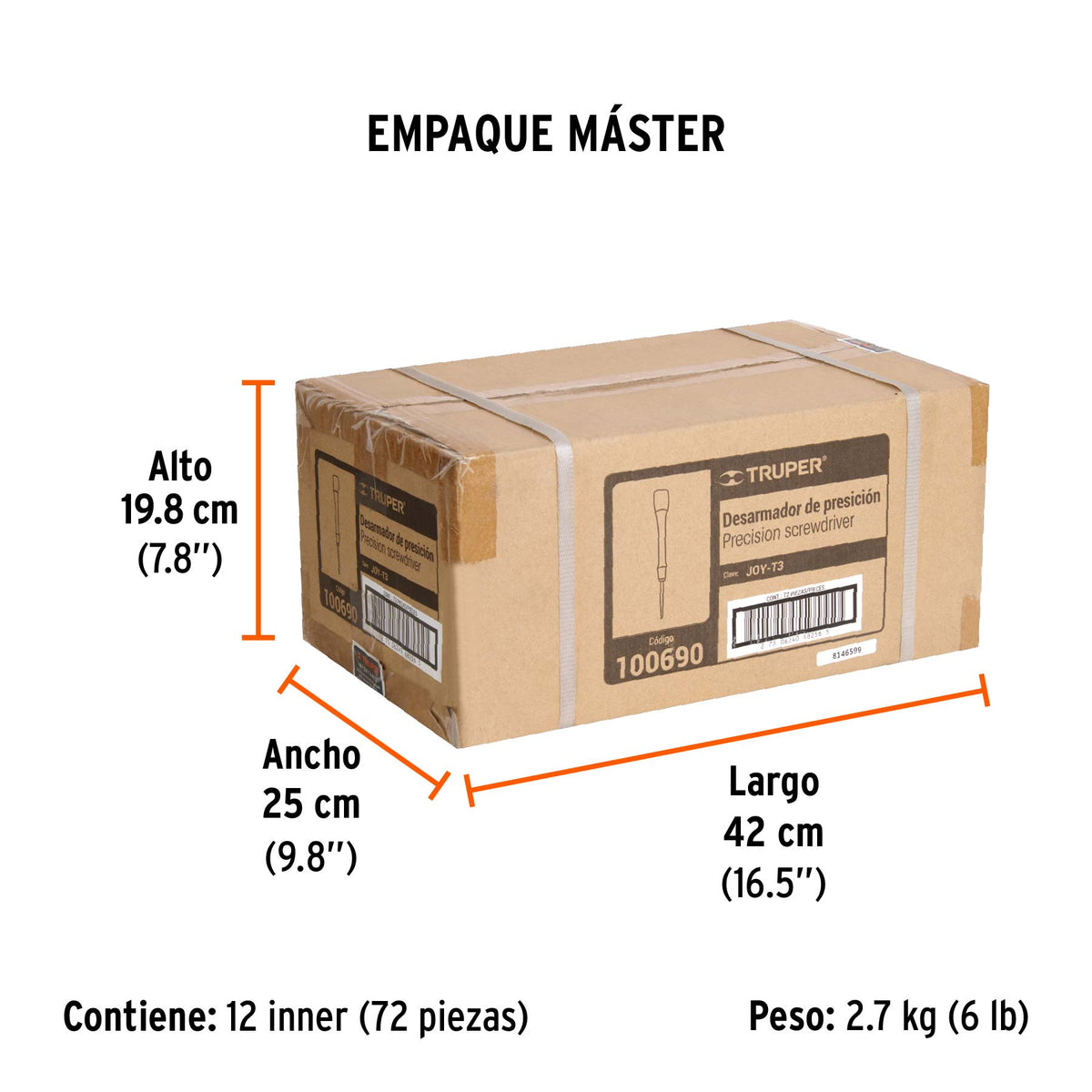 Desarmador de precisión torx T3