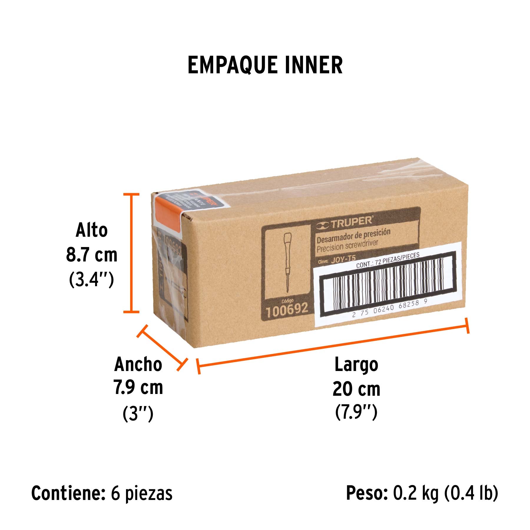 Desarmador de precisión torx T5