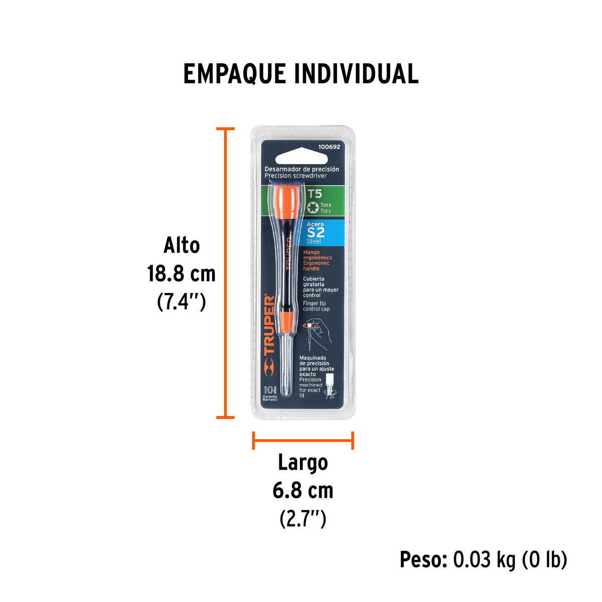 Desarmador de precisión torx T5