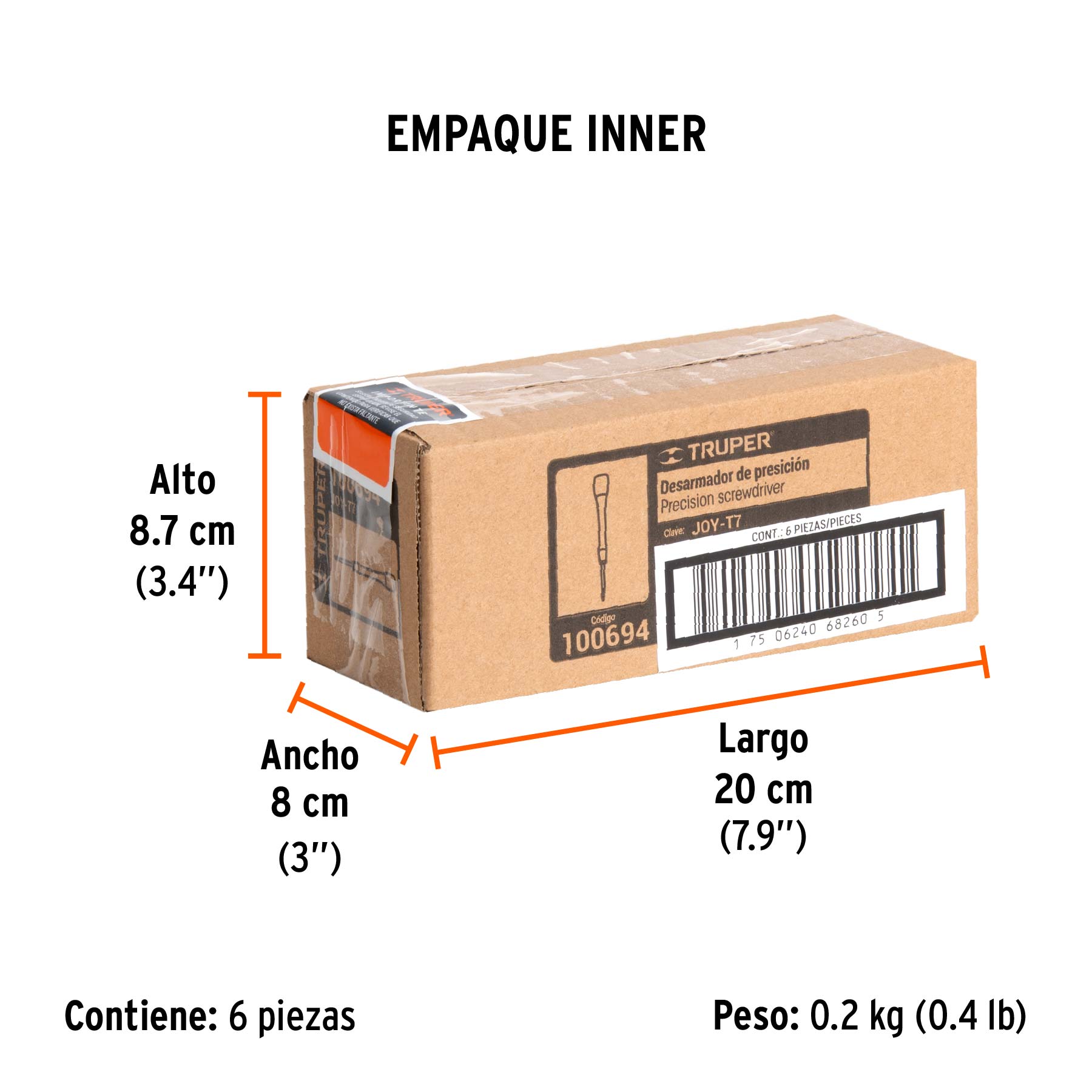 Desarmador de precisión torx T7