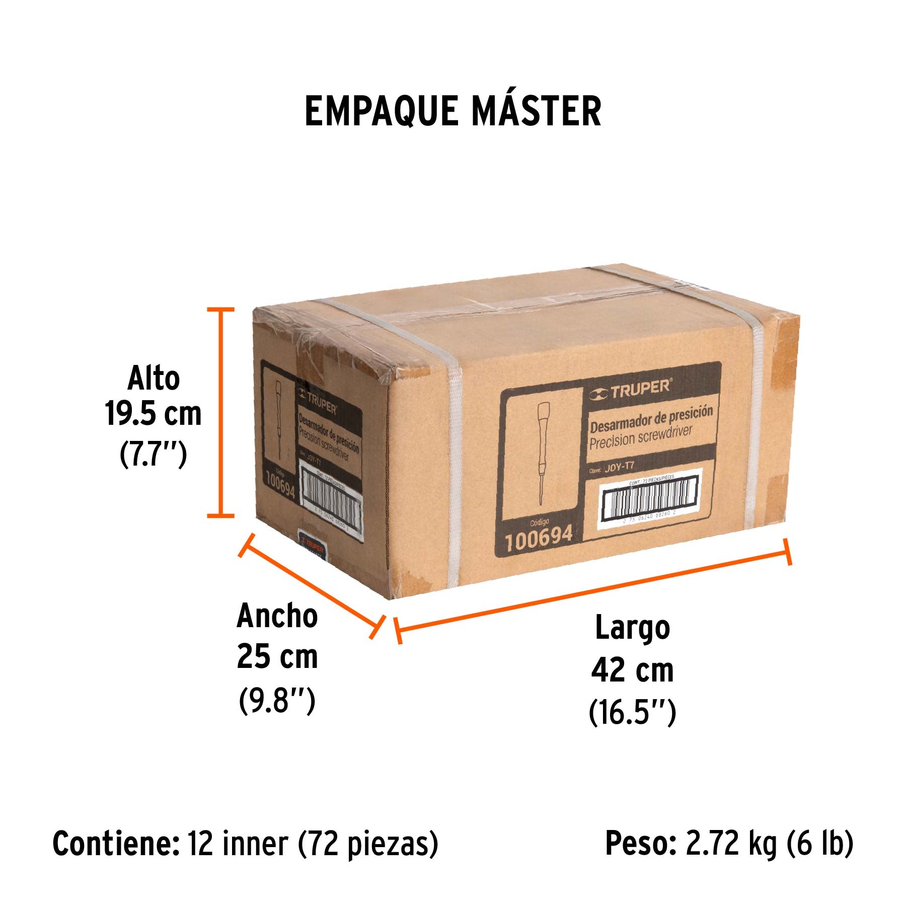 Desarmador de precisión torx T7