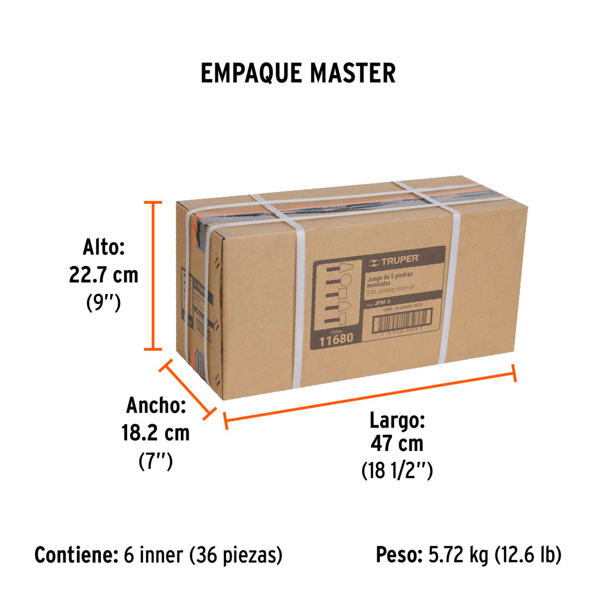 Juego piedras para montar, 5 piezas