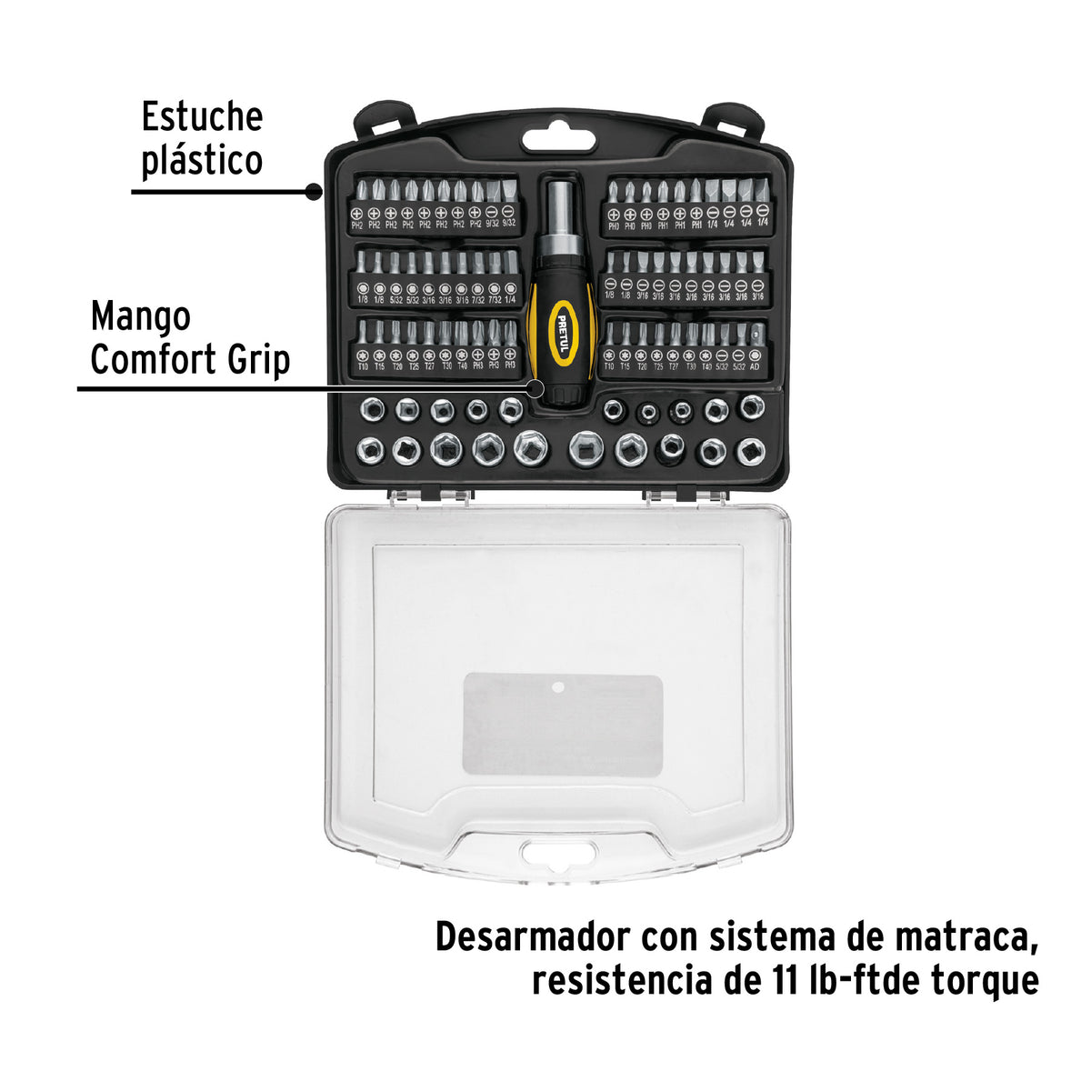 Juego de dados, 81 piezas, Pretul