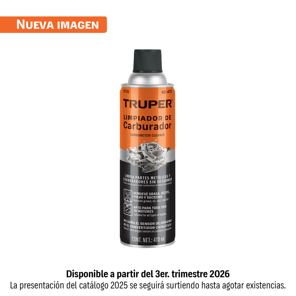 Limpiador de carburador de 470 ml