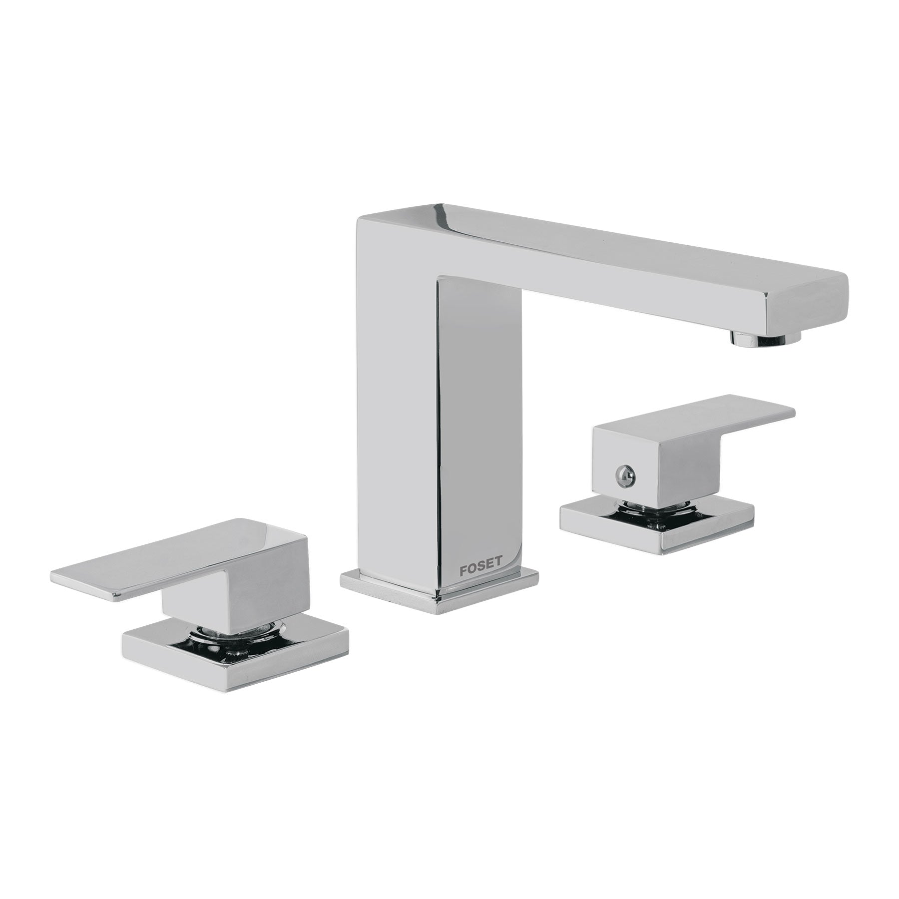 Mezcladora para lavabo taladros separados, cromo, FOSET KUBO