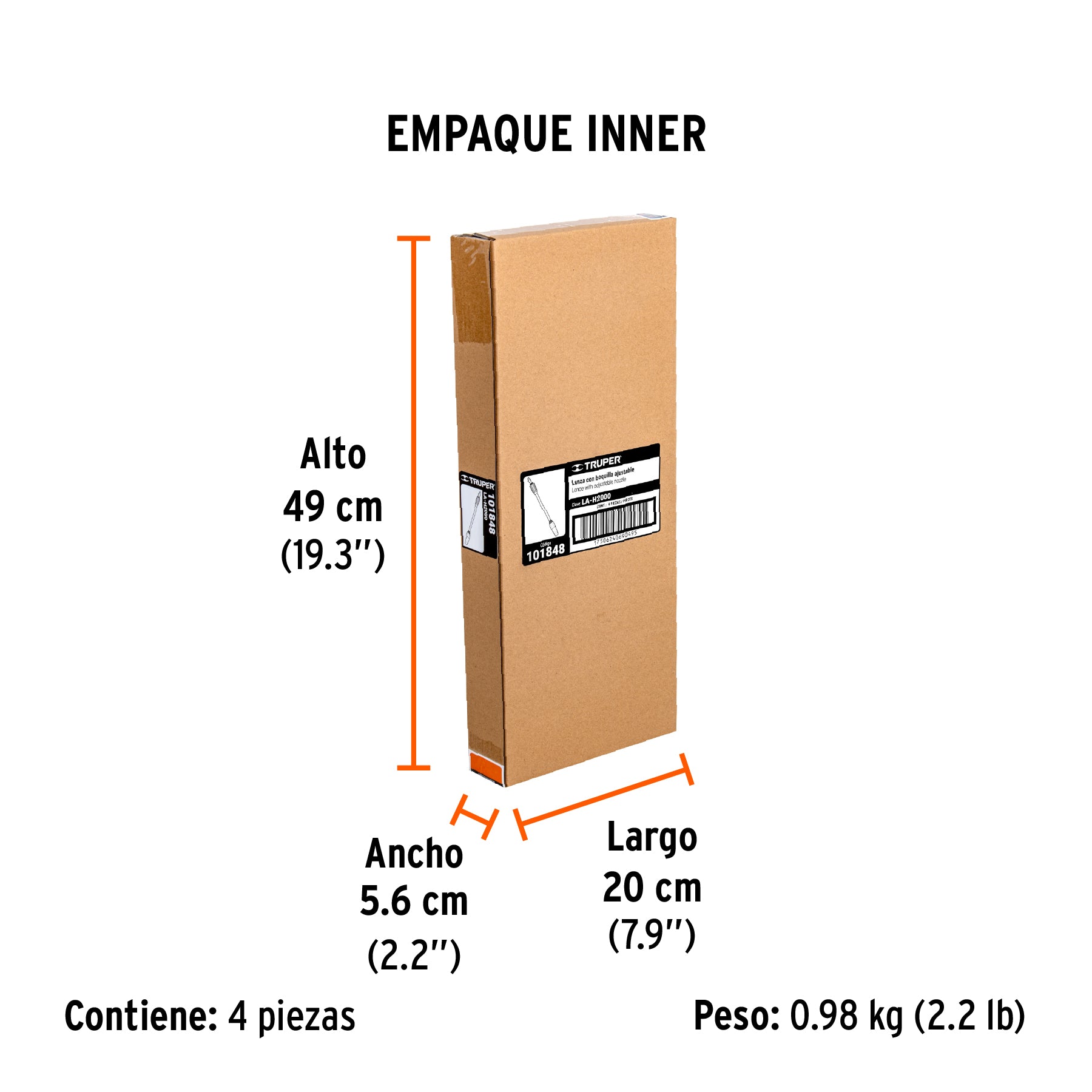 Lanza ajustable para HILA-2000, Truper