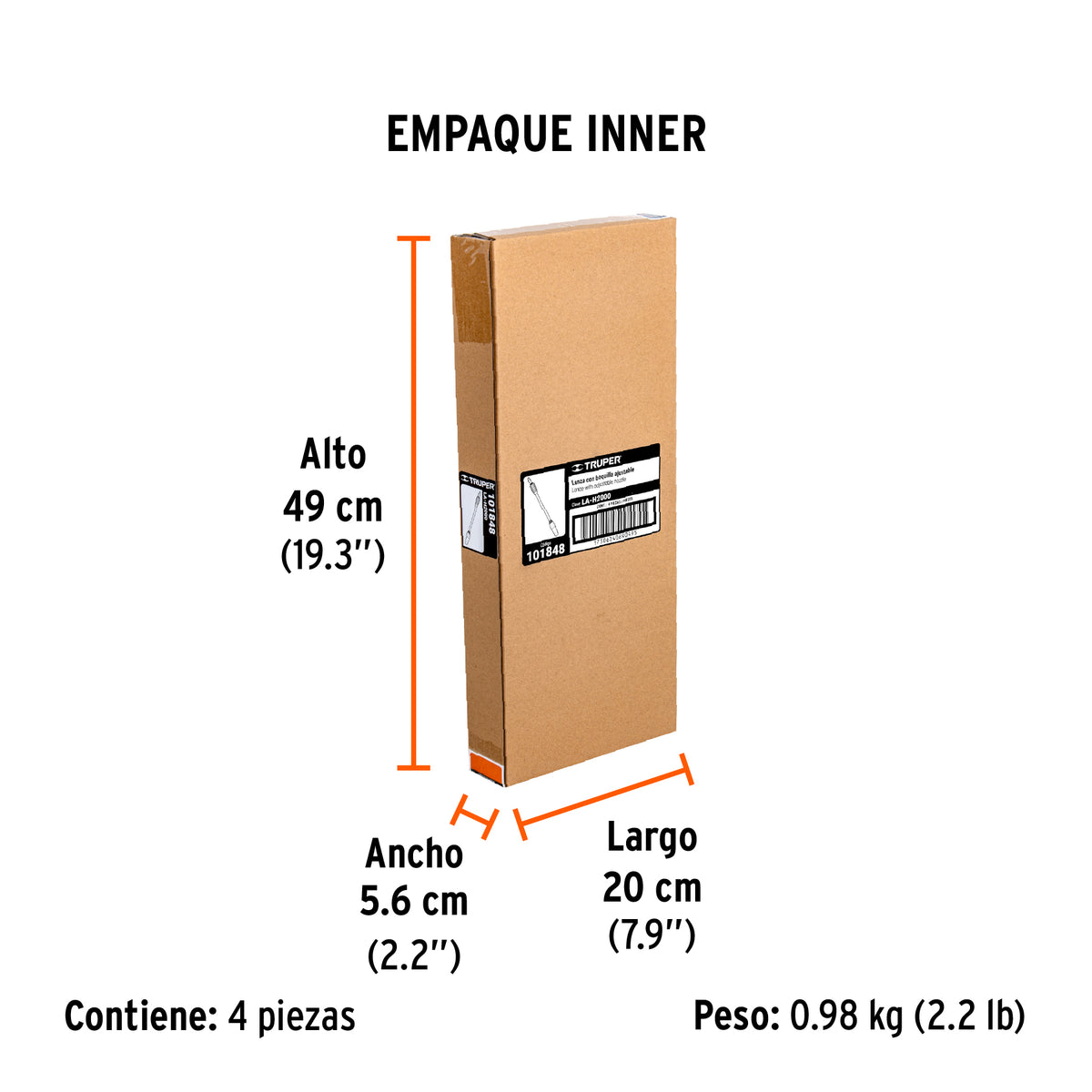 Lanza ajustable para HILA-2000, Truper