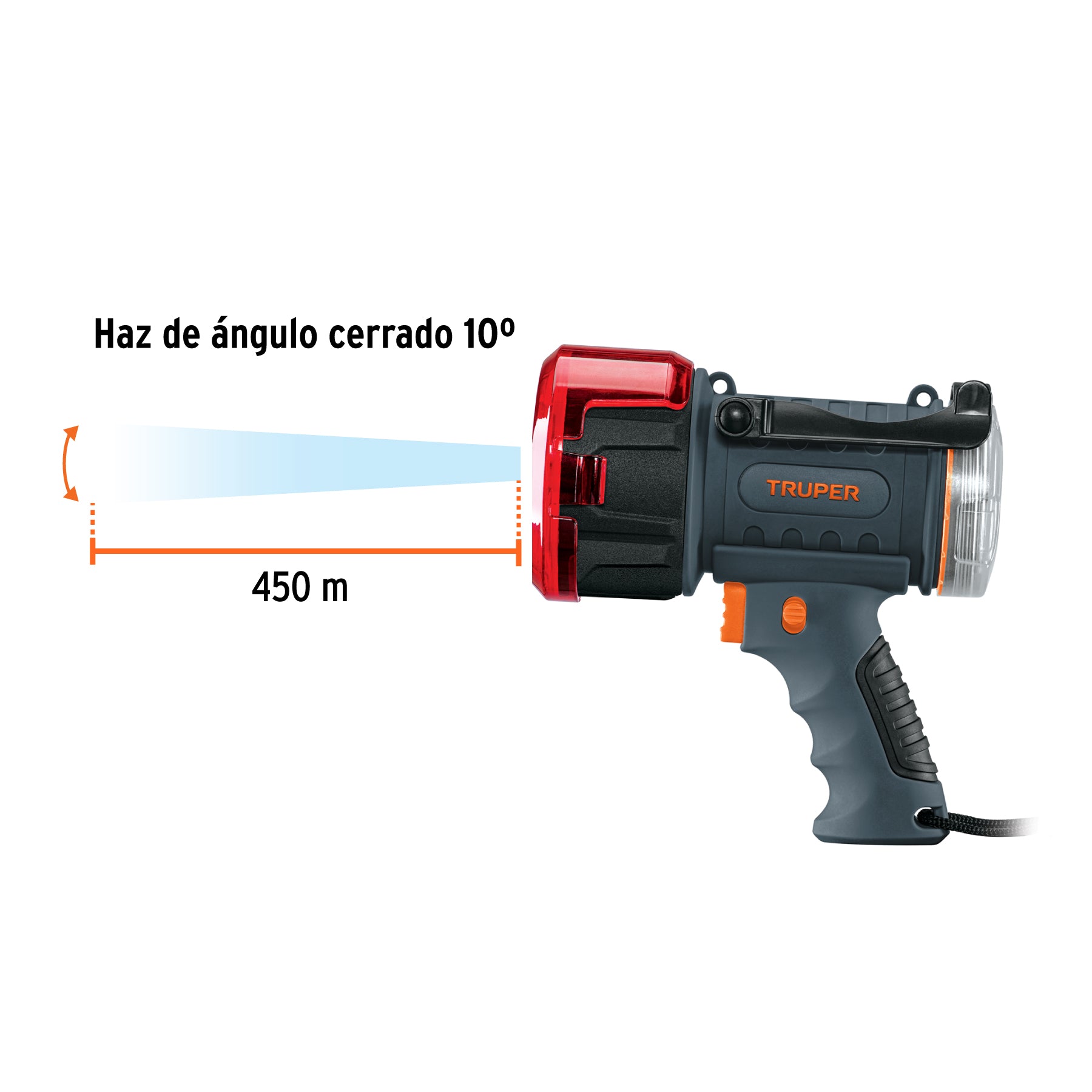 Lámpara de LED 900 lm recargable alta potencia, Truper