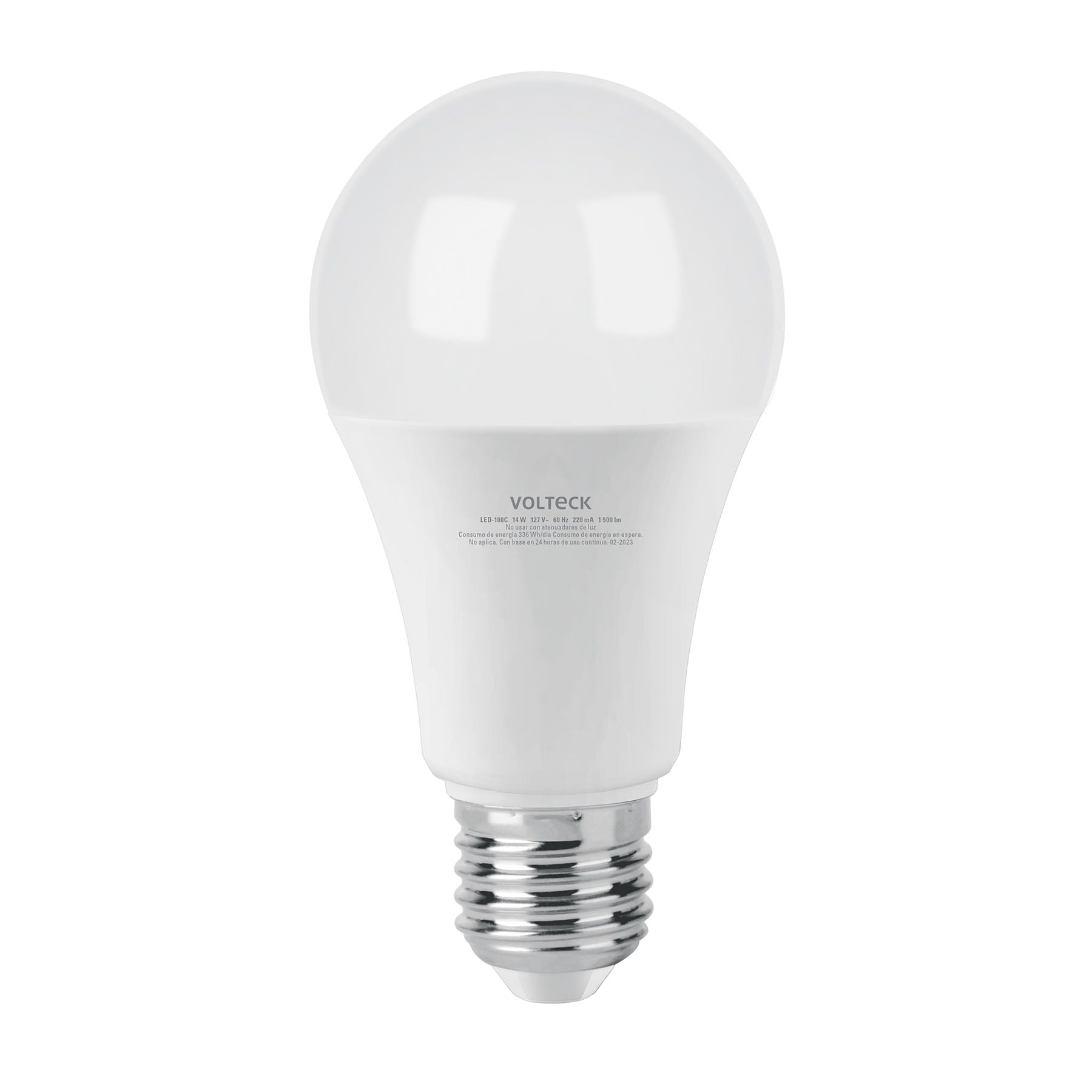 Lámpara de LED, A19, 14 W , luz cálida, Volteck