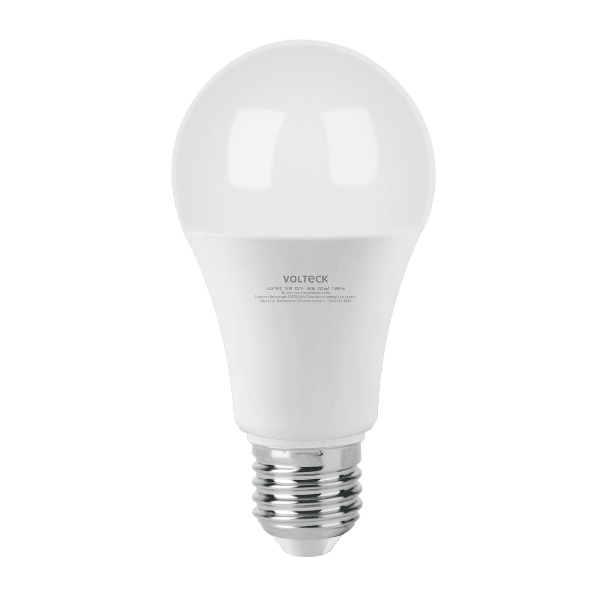 Lámpara de LED, A19, 14 W , luz cálida, Volteck