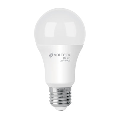 Lámpara de LED tipo bulbo A19 14 W, luz cálida, caja, Basic