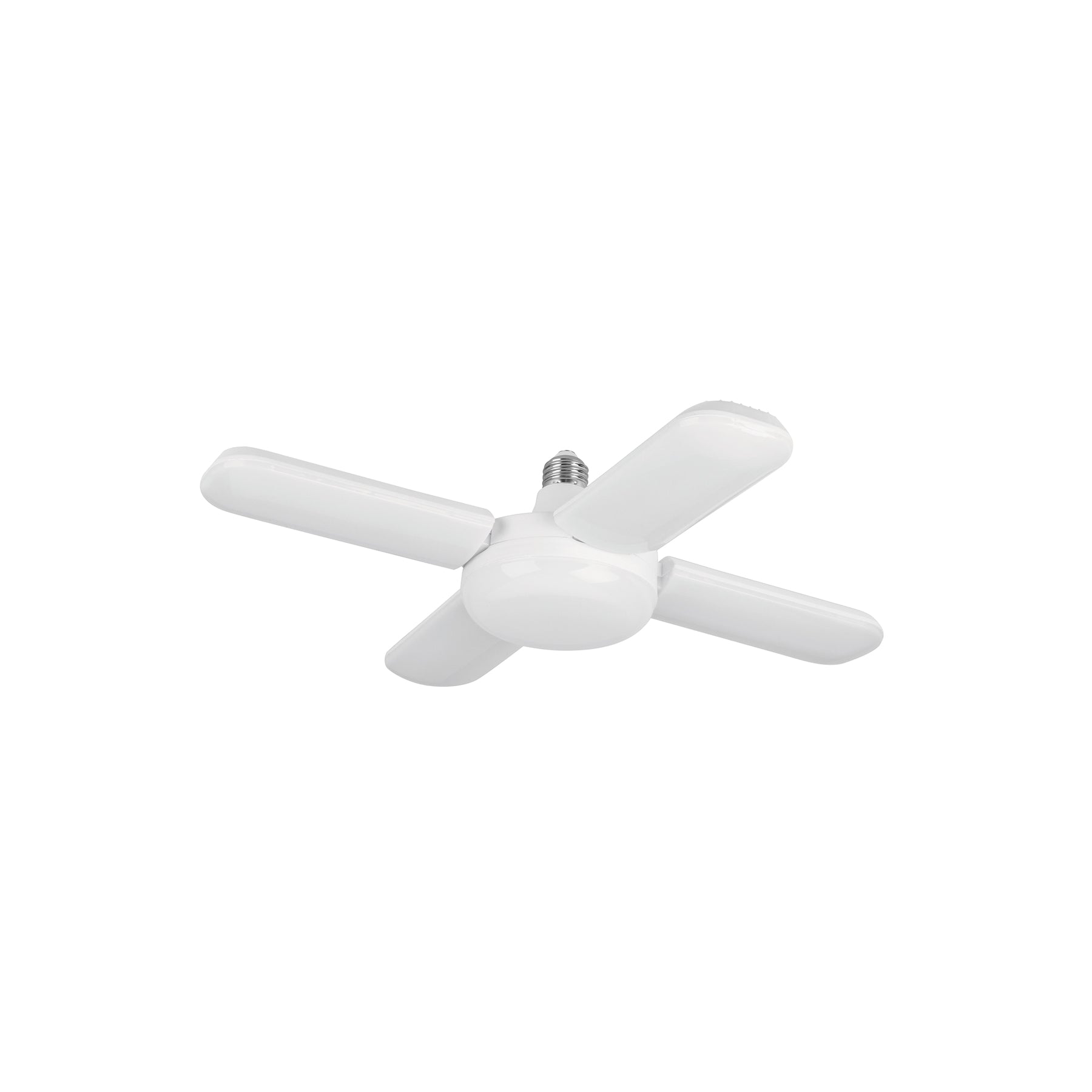 Lámpara LED 40W tipo ventilador, 4 aspas ajustables, Volteck