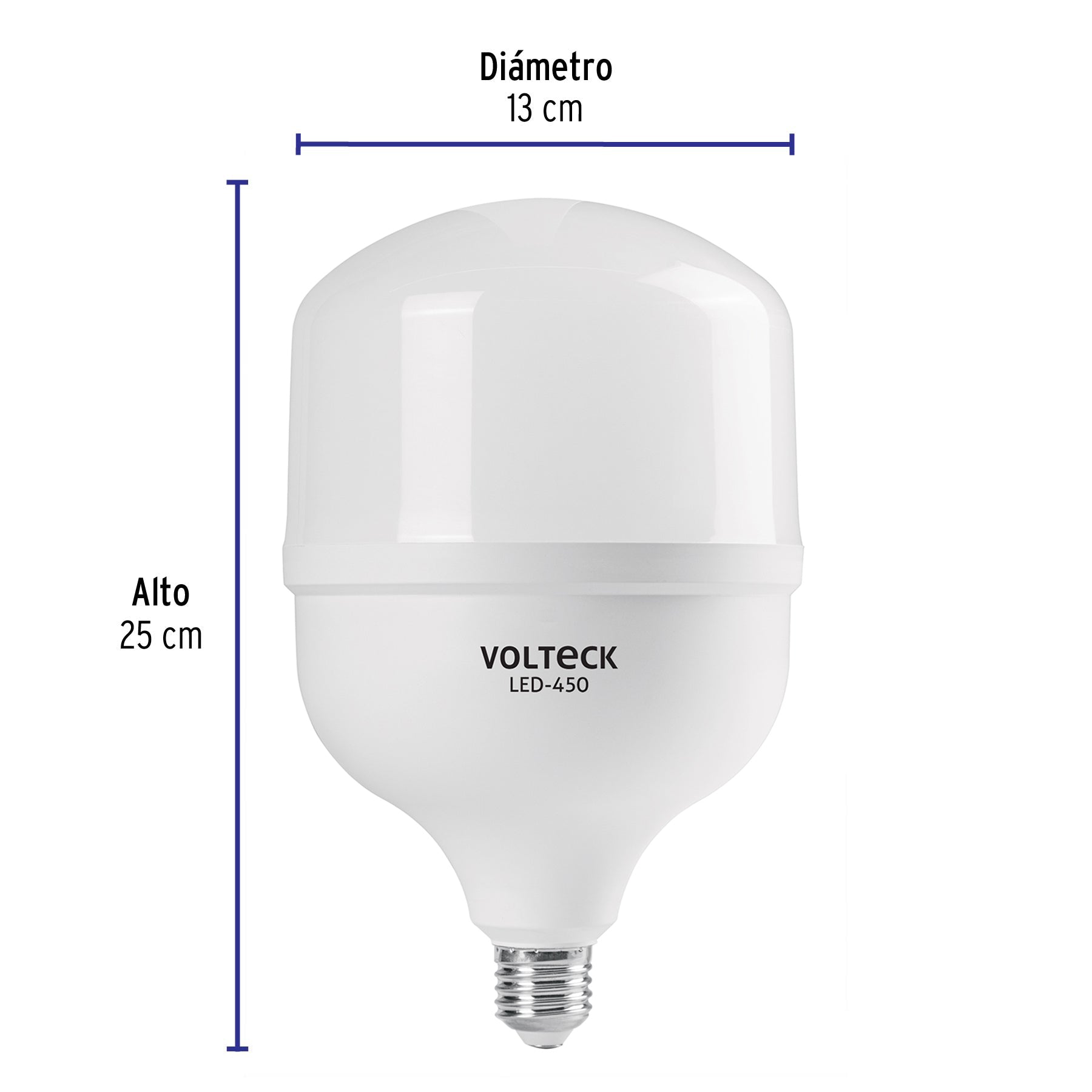 Lámpara de LED, alta potencia, E26, 50 W, luz de día