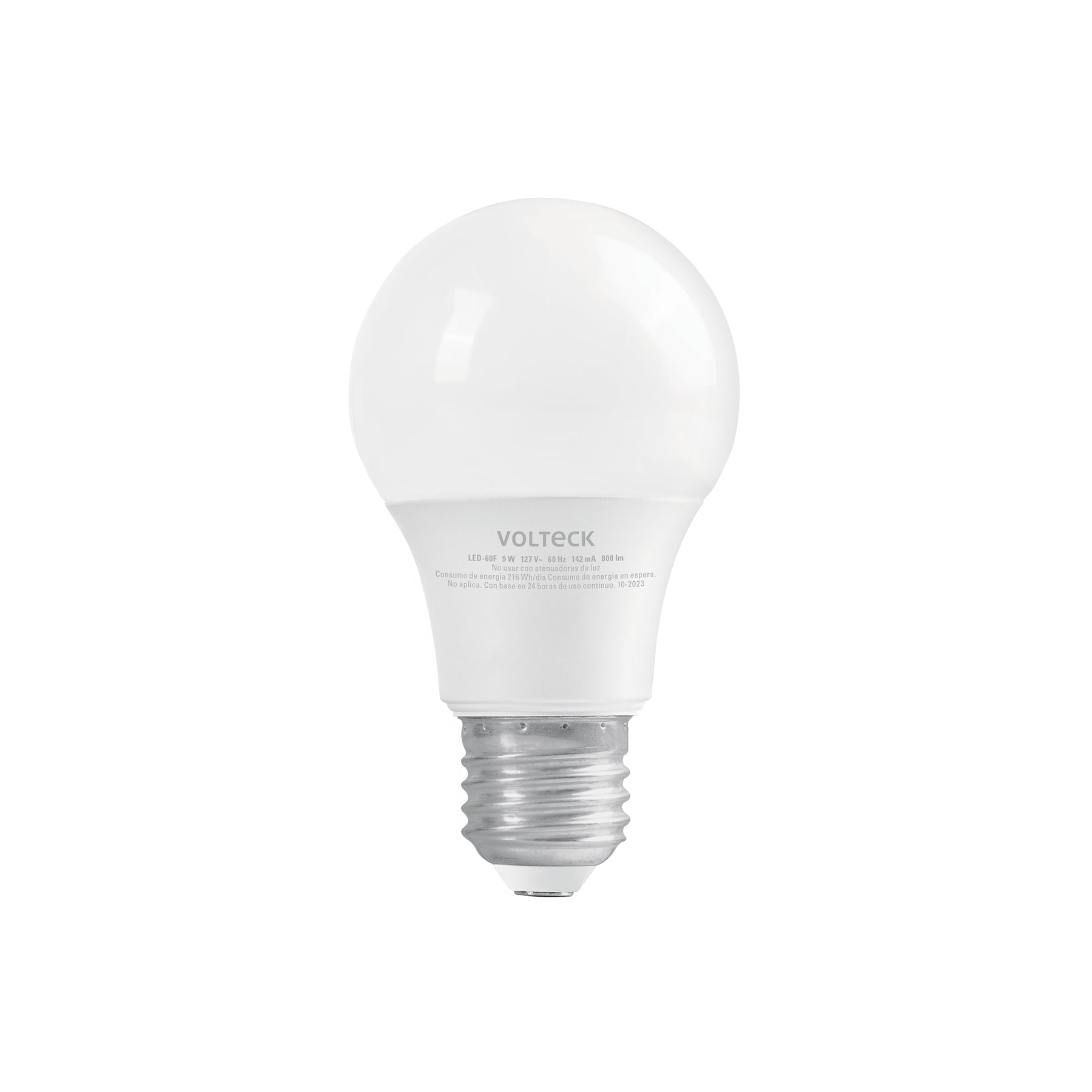 Lámpara de LED, bulbo estándar, A19 9W E27 110-220V, Luz día