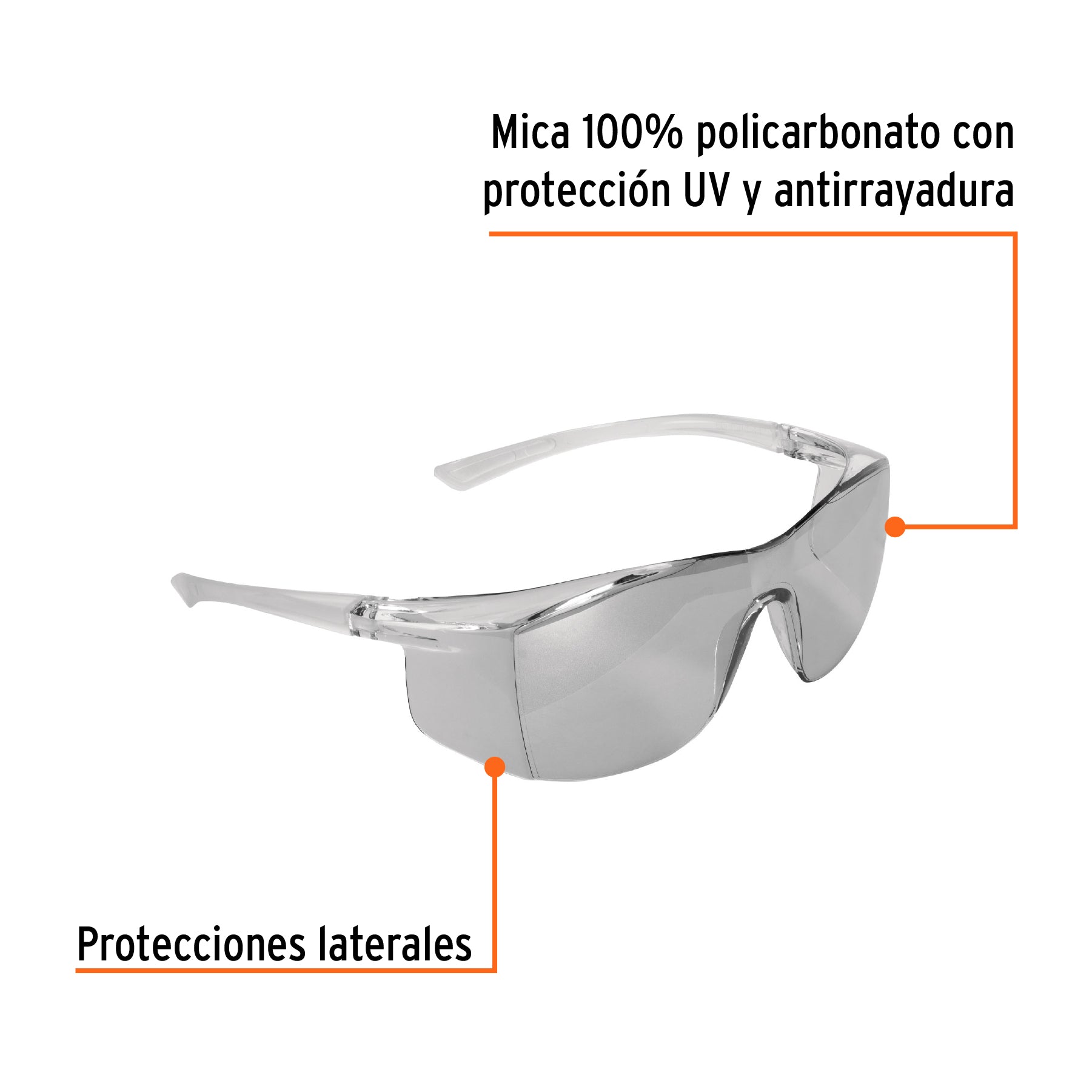 Lentes de seguridad, mica interior-exterior, Ultralite