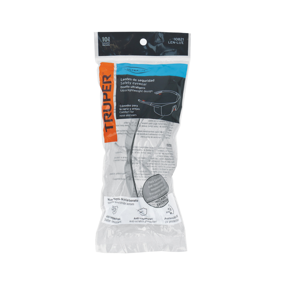 Lentes de seguridad, mica interior-exterior, Ultralite