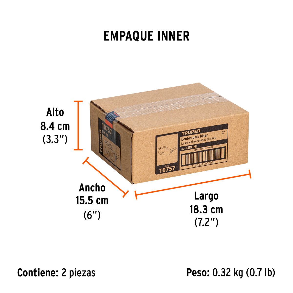 Lentes de seguridad para nivel laser