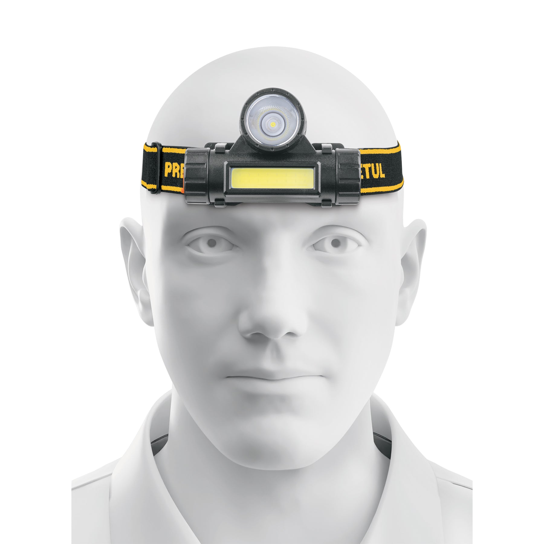 Linterna de minero LED con imán, 180 lm, recargable, Pretul