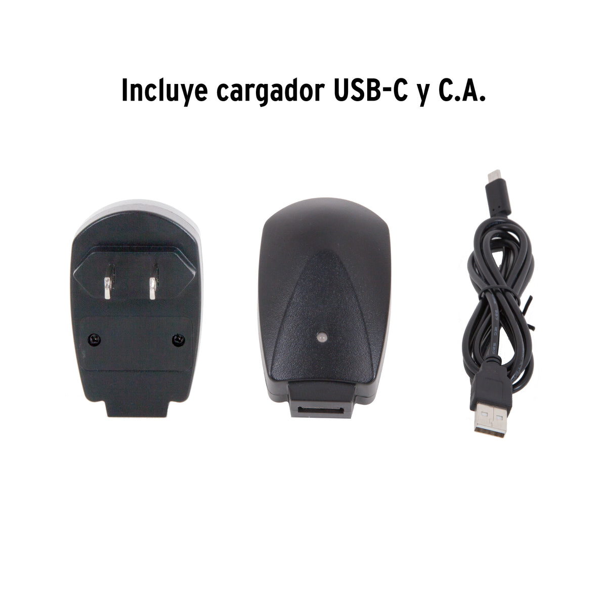 Linterna para cabeza de1 Led, 60 lúmenes, recargable