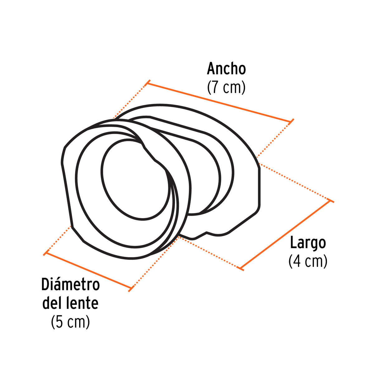 Linterna de minero 325 lm recargable, Truper