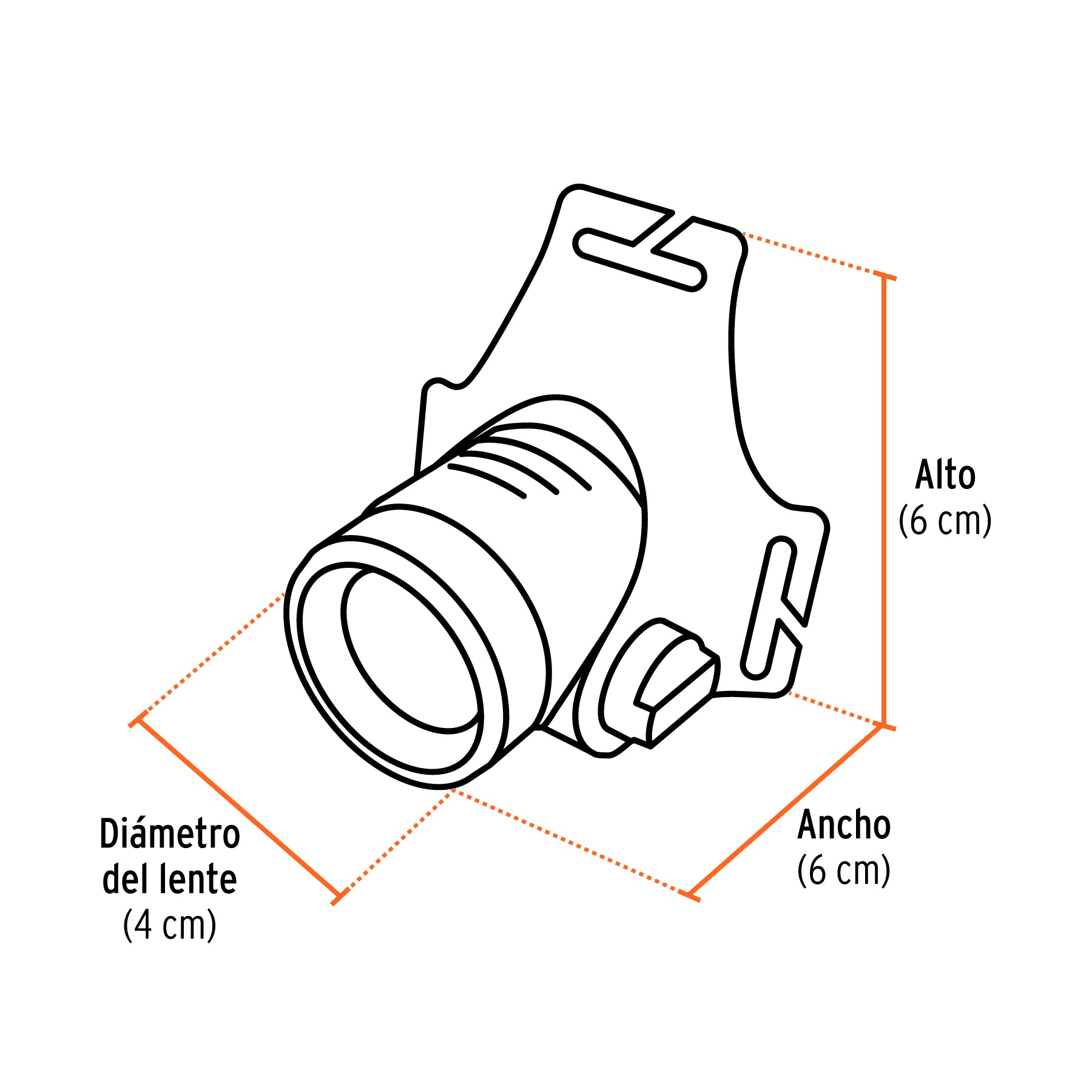 Linterna de minero LED 1100 lm, recargable, TRUPER EXPERT