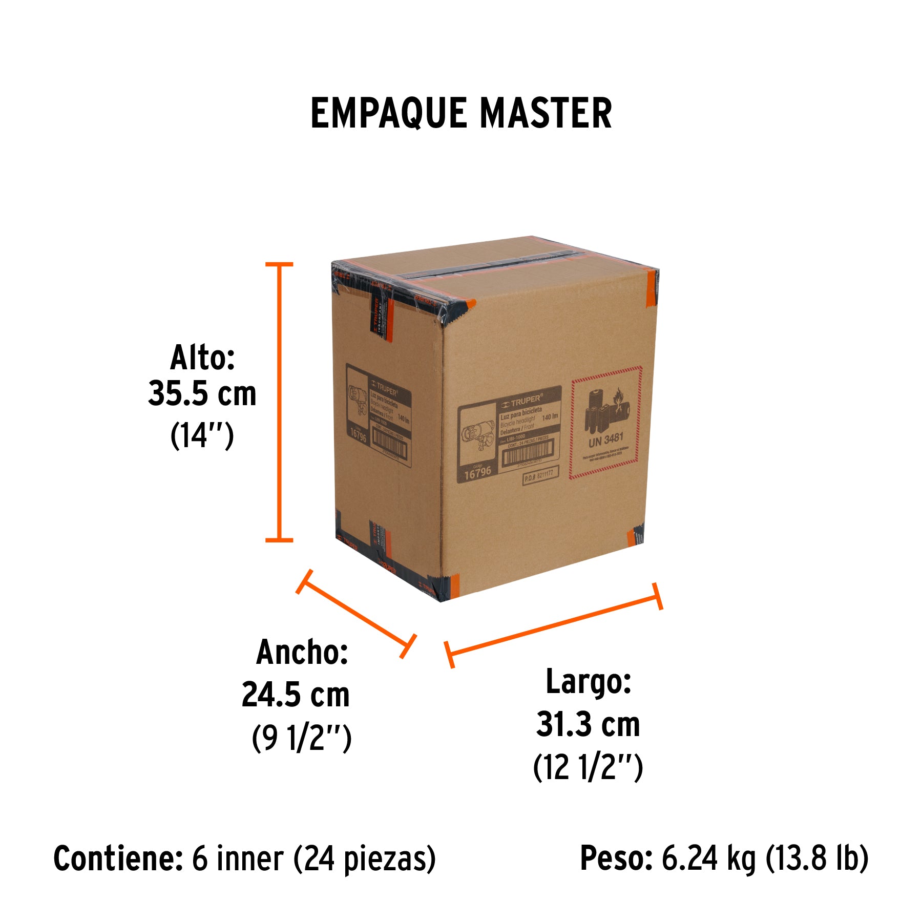 Linterna para bicicleta,100 lúmenes,delantera