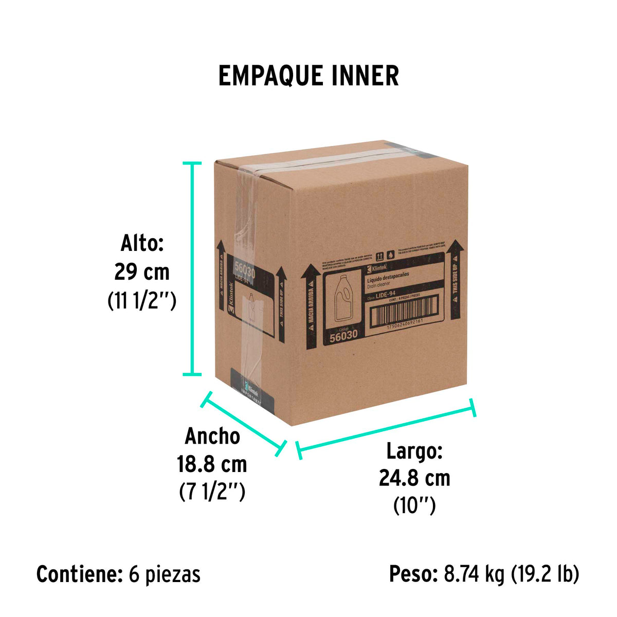 Líquido destapacaños, 946 ml