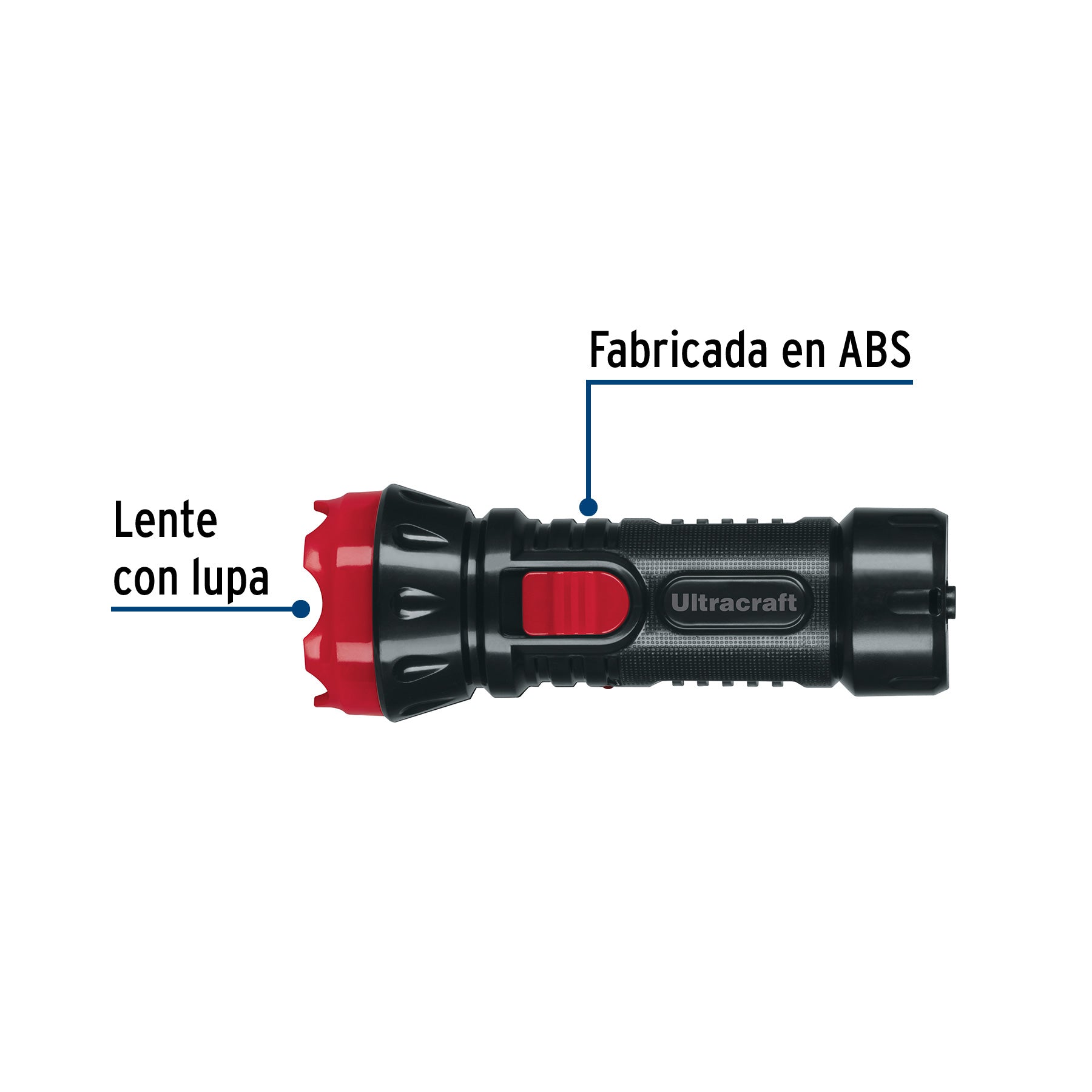 Linterna recargable de Led, 40 lúmenes, Ultra