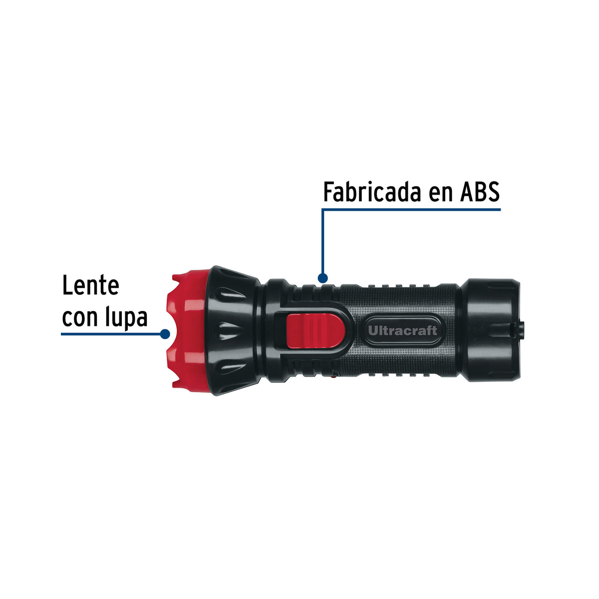 Linterna recargable de Led, 40 lúmenes, Ultra