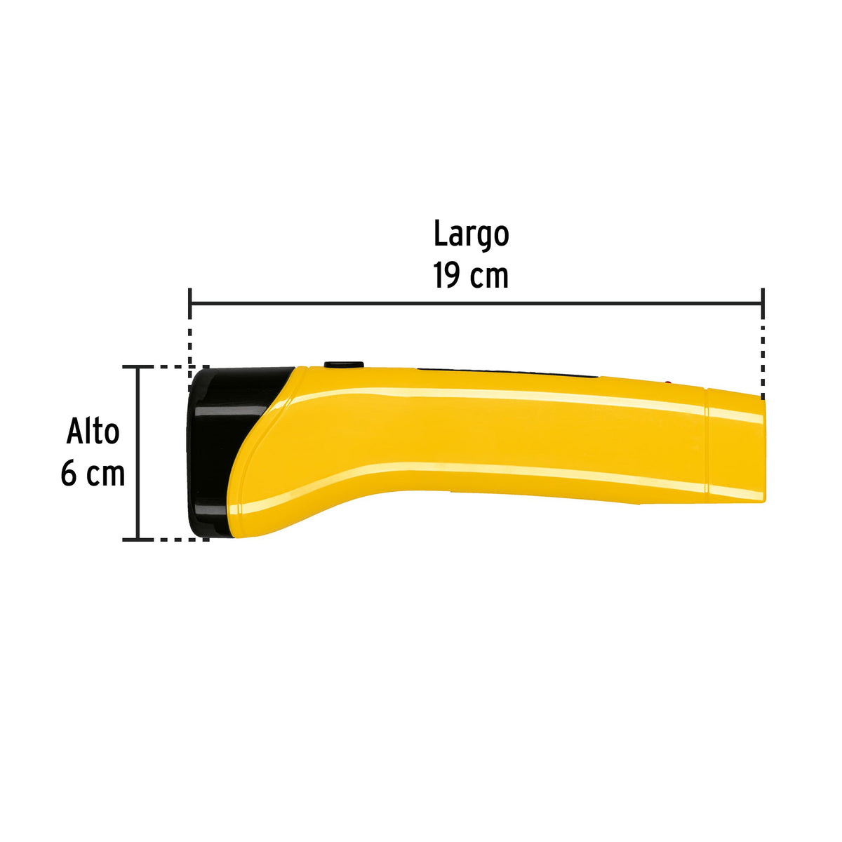 Linterna recargable de LED, 80 lúmenes, Pretul