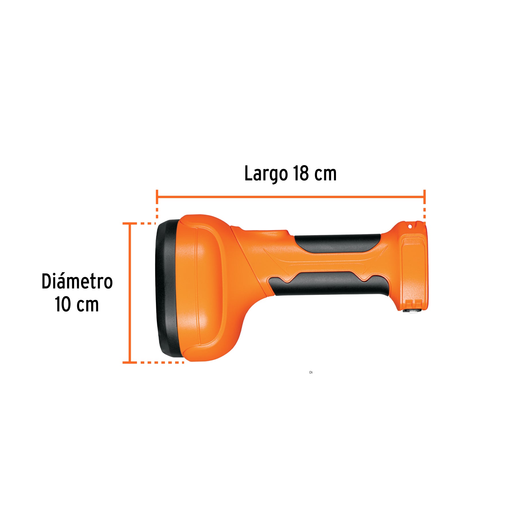 Linterna recargable de leds, 70 lúmenes