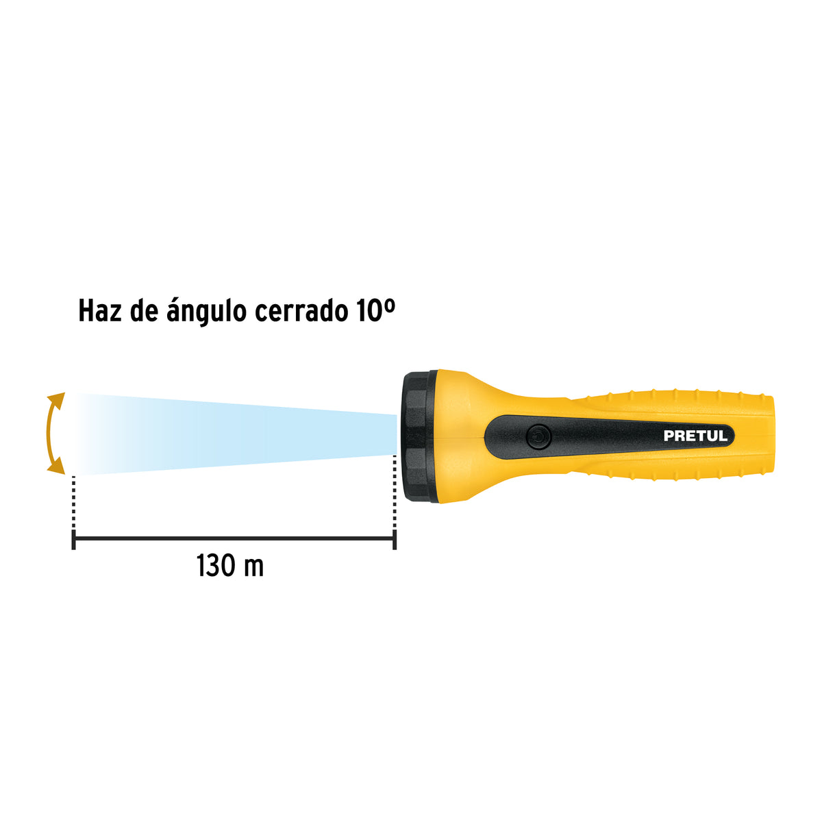 Linterna recargable de LED, 10 lúmenes, Pretul a granel