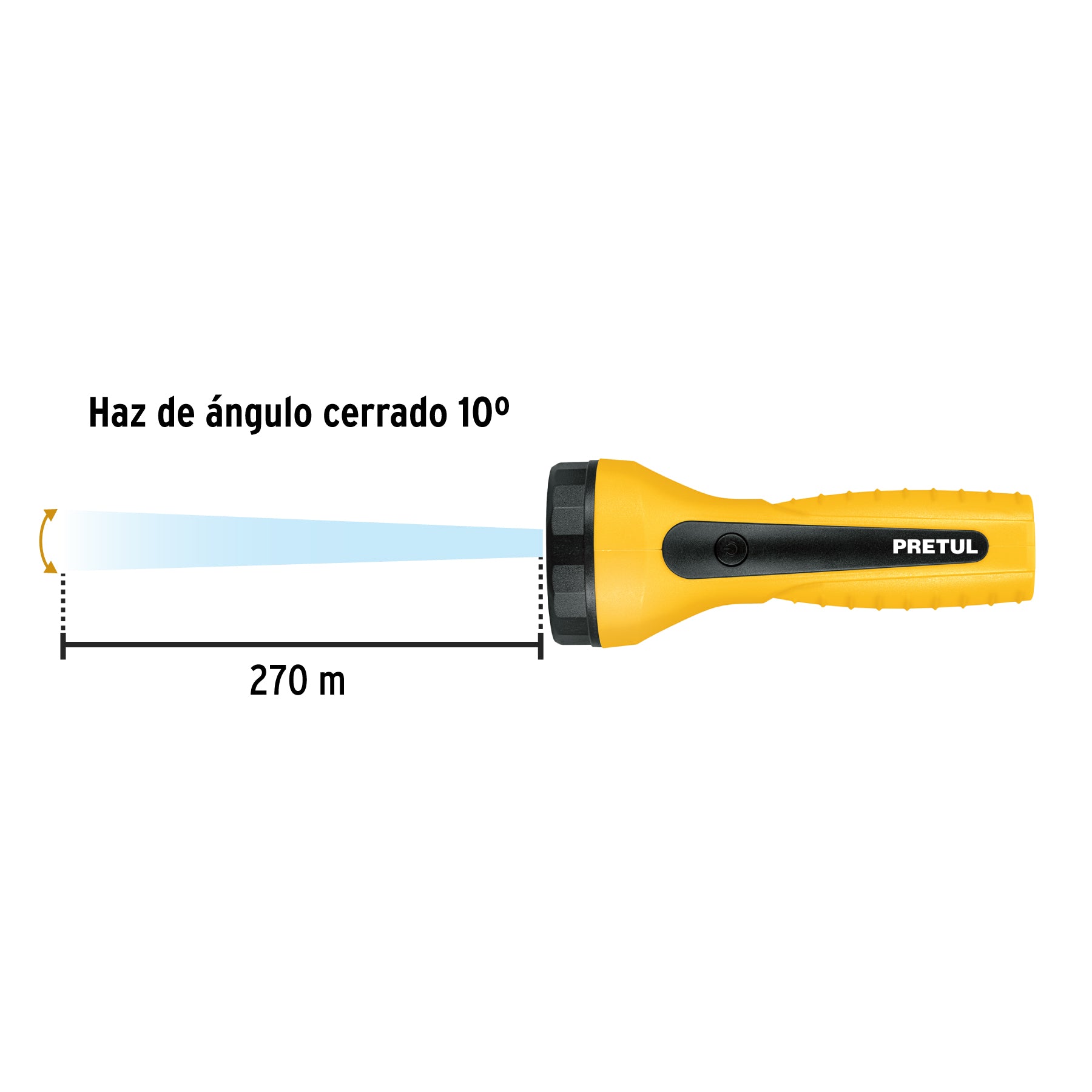 Linterna recargable de LED, 30 lm, a granel, Pretul