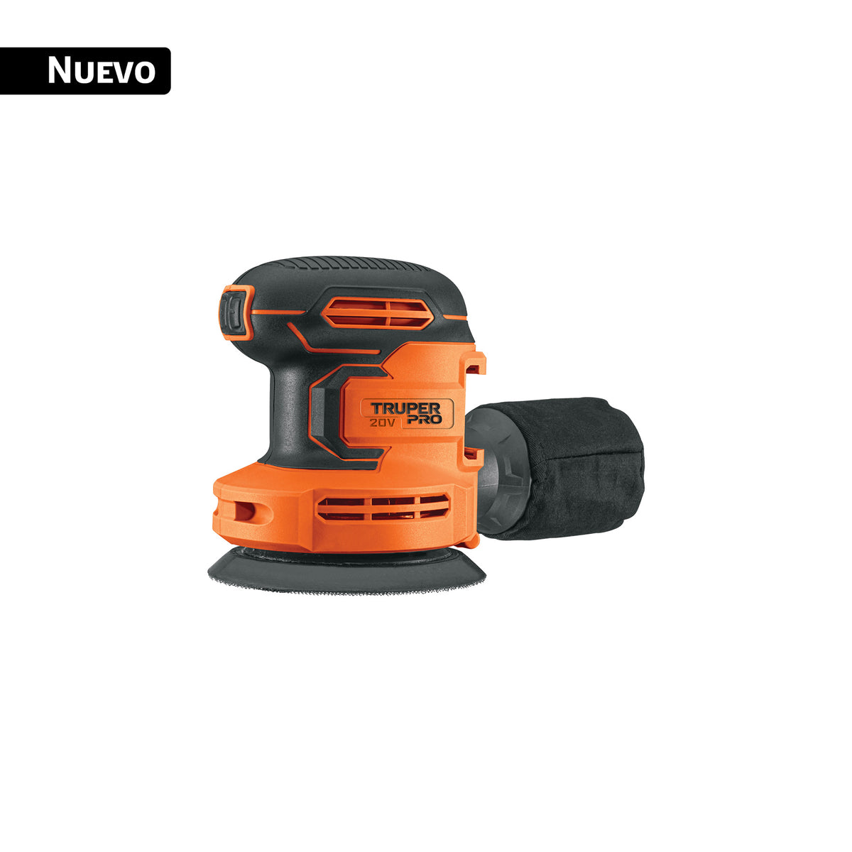 Lijadora roto-orbital 5' inal. 20V, s/accesorios, TRUPER PRO
