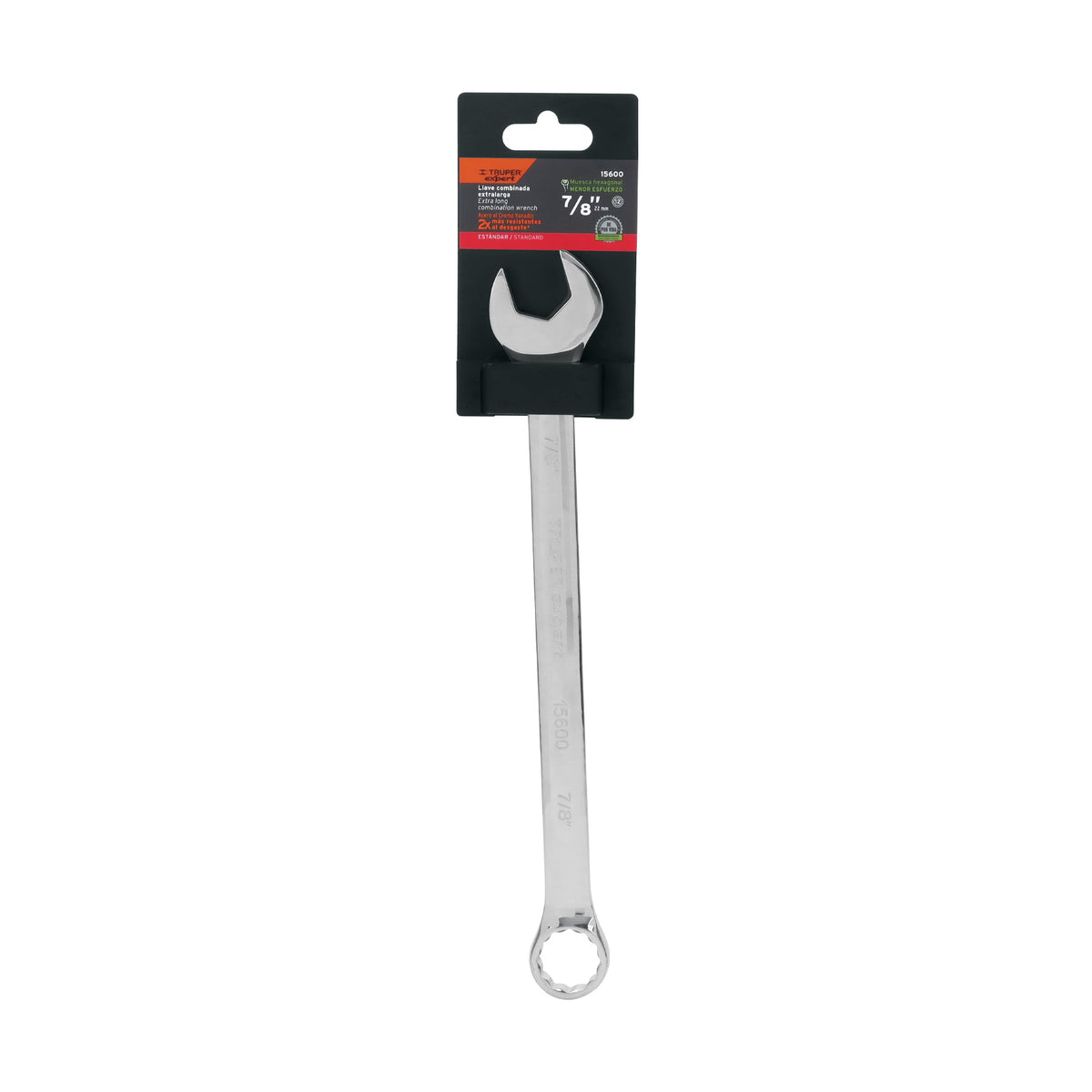 Llave combinada, extralarga, 7/8" x 316 mm