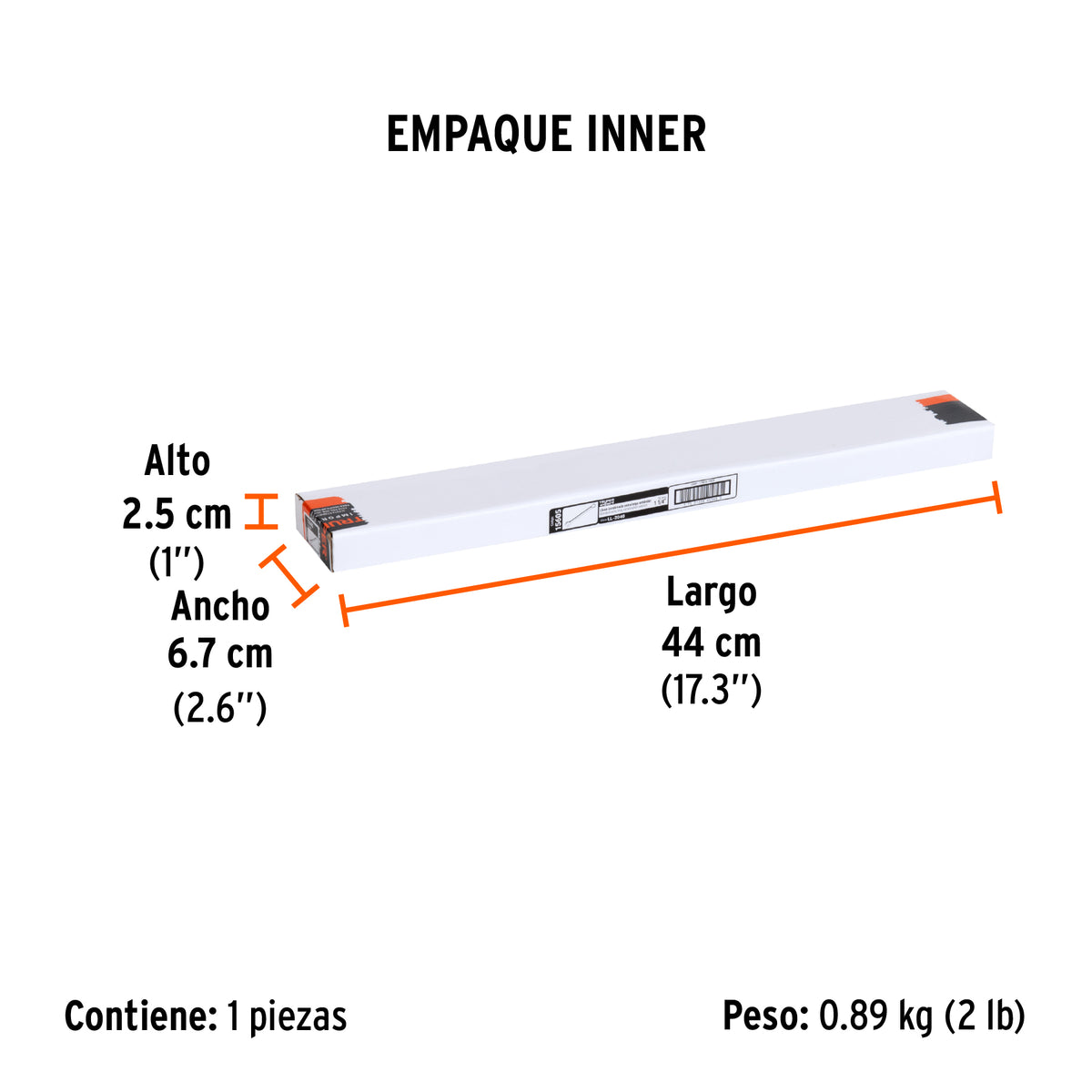 Llave combinada, extralarga, 1-1/4" x 428 mm