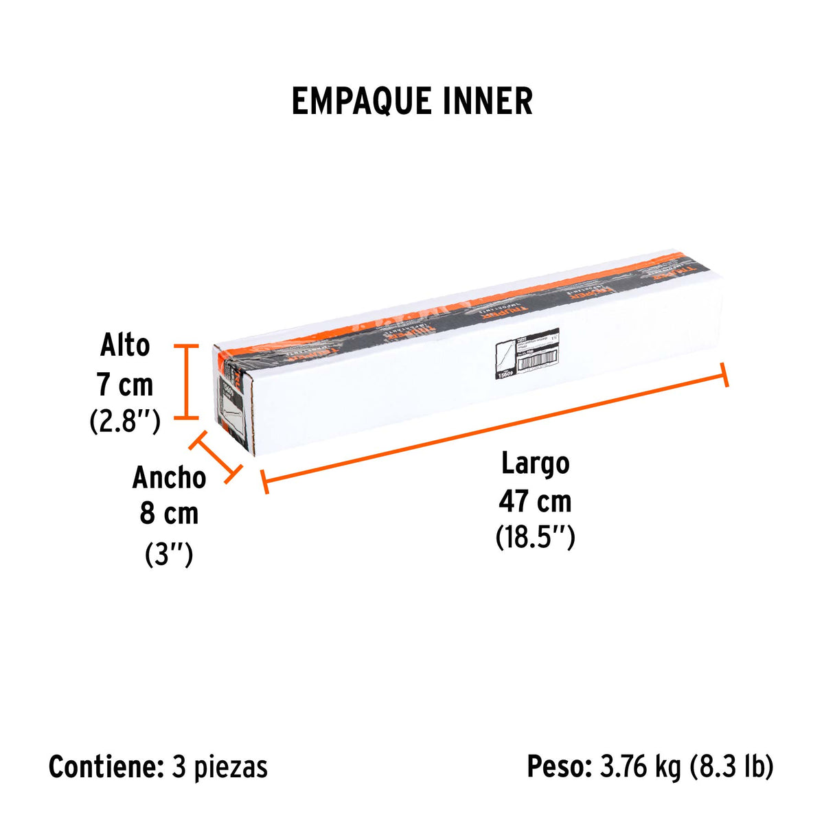 Llave combinada, extralarga, 1-1/2" x 508 mm